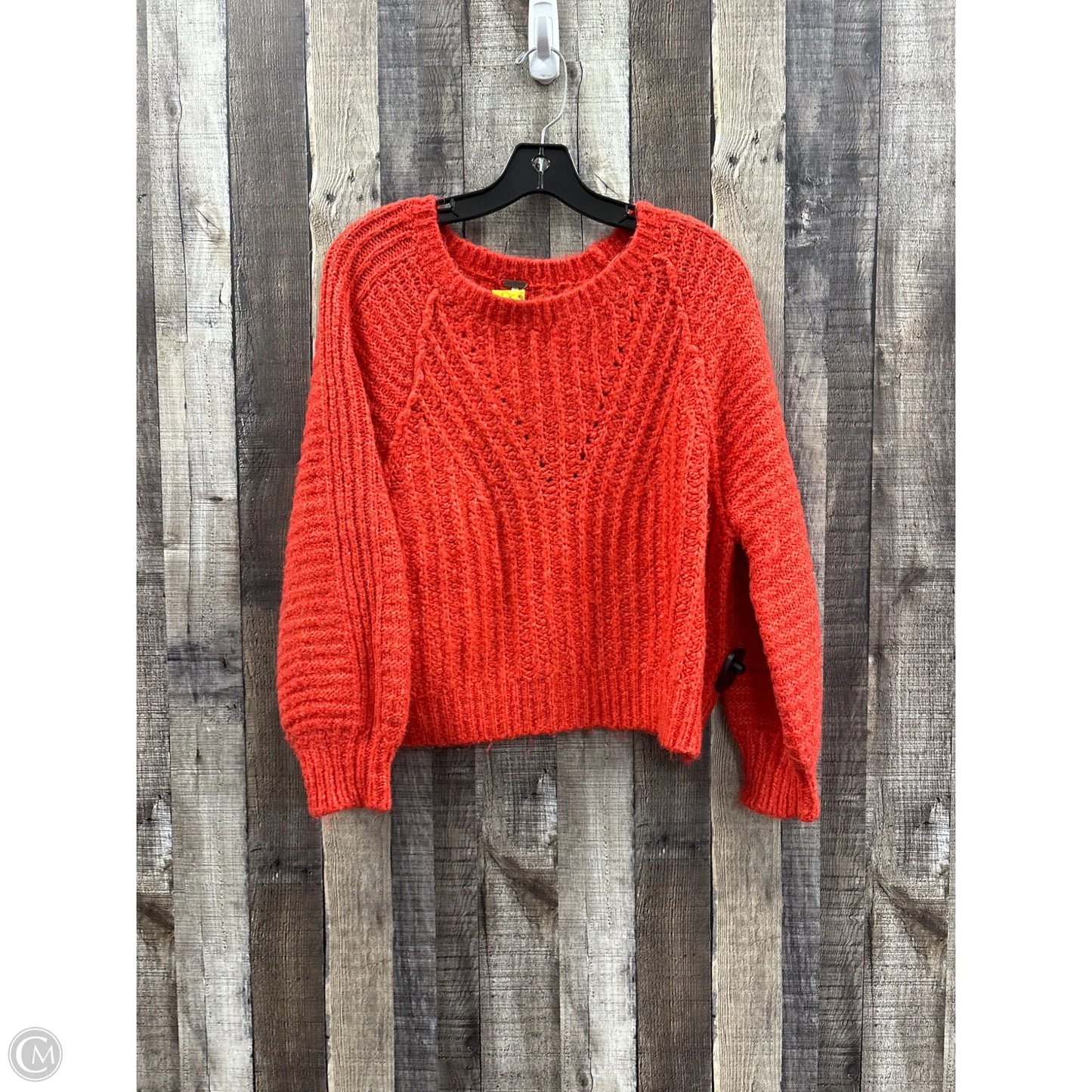 Sweater By Free People In Orange, Size: S