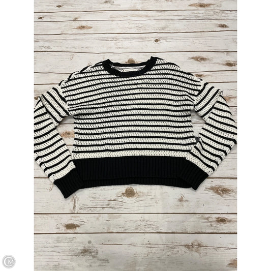 Sweater By Aeropostale In Black & White, Size: Xs