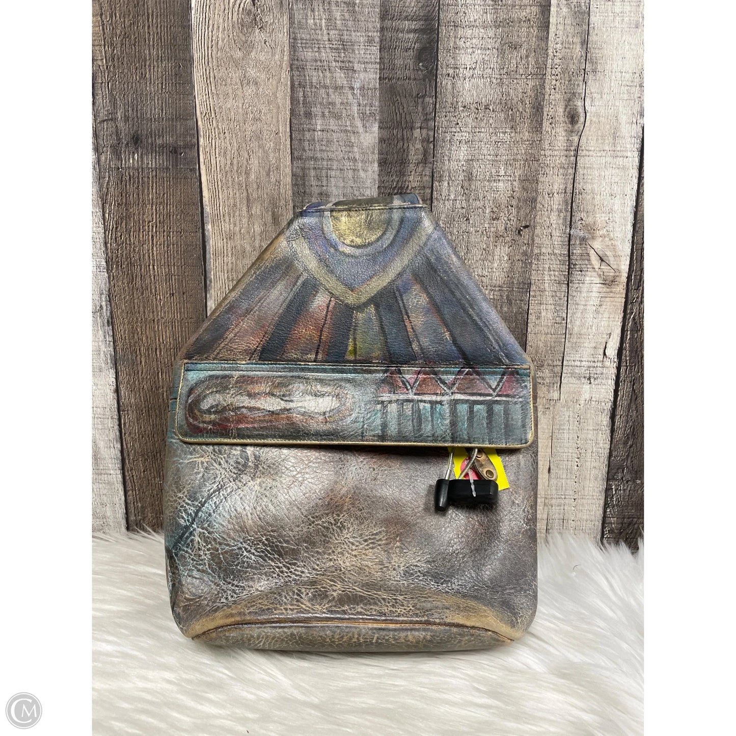 Backpack Leather By Cmc, Size: Medium