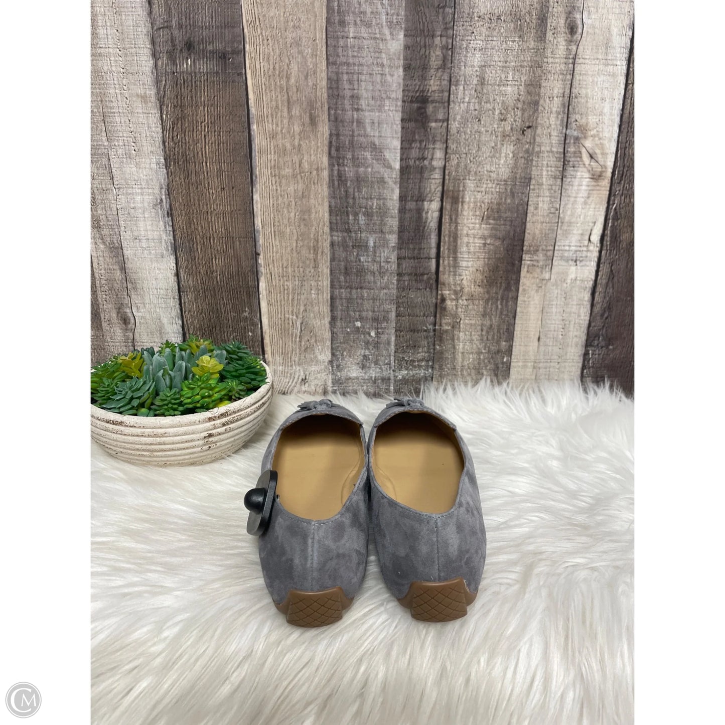 Shoes Flats By Talbots In Grey, Size: 7