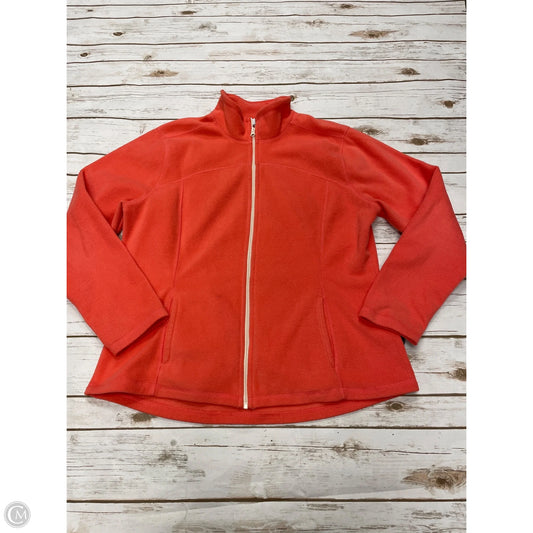 Jacket Fleece By Old Navy In Orange, Size: Xxl