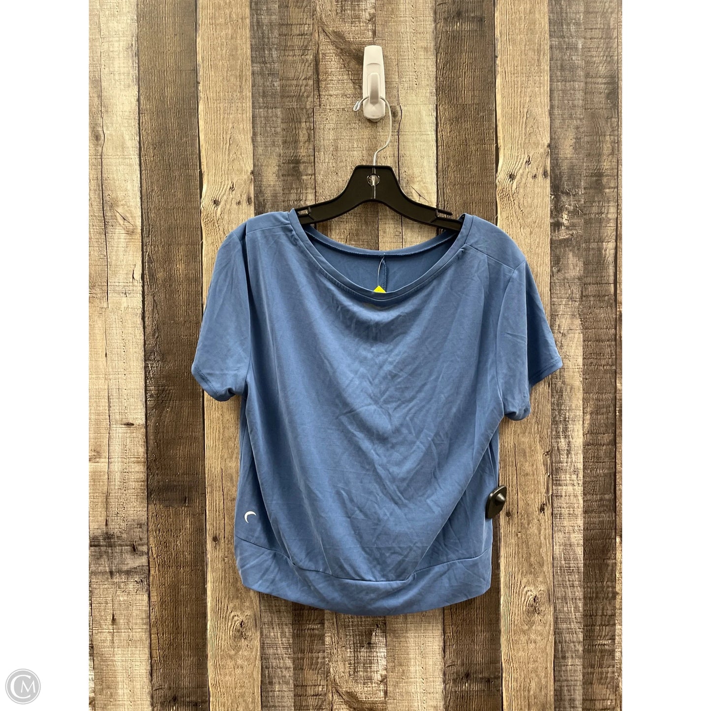 Athletic Top Short Sleeve By Zyia In Blue, Size: Xl