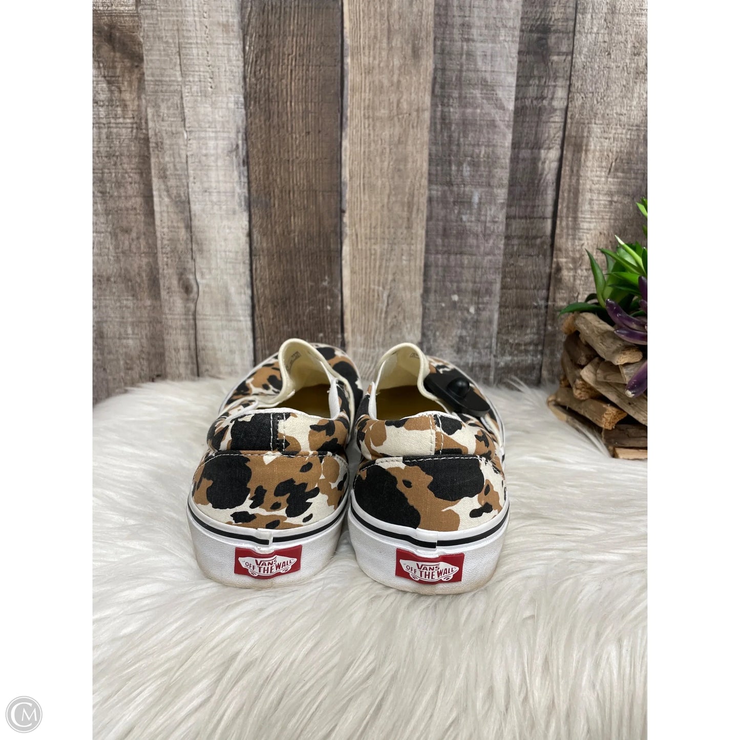 Shoes Athletic By Vans In Animal Print, Size: 11