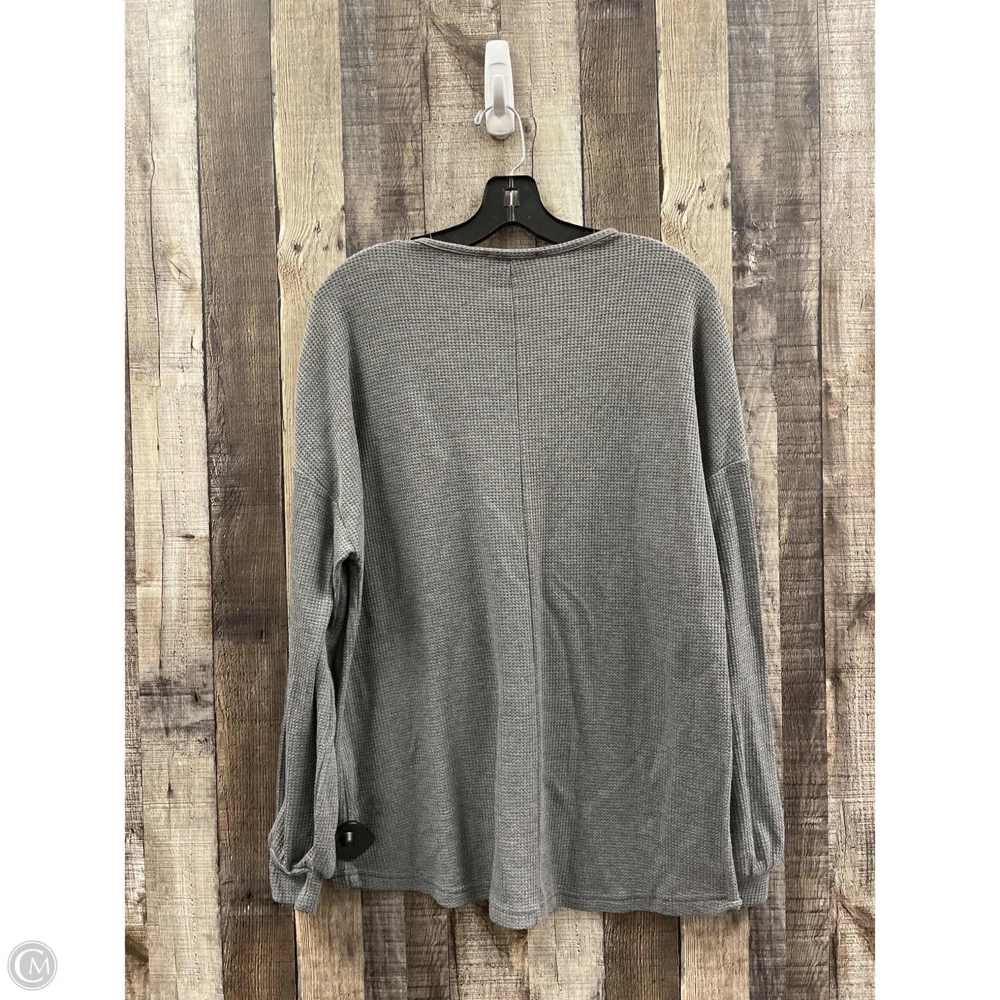 Top Long Sleeve By Btfbm In Grey, Size: Xl