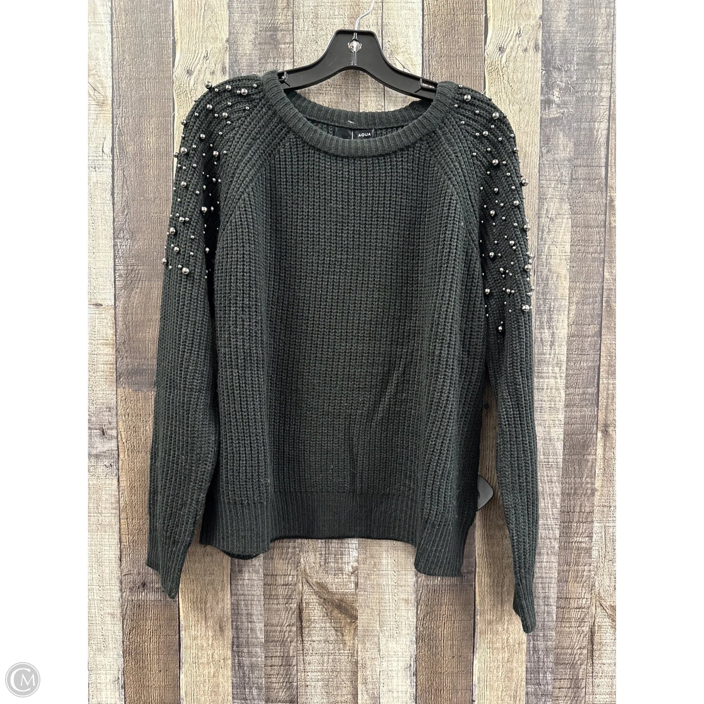 Sweater By Aqua In Black, Size: L
