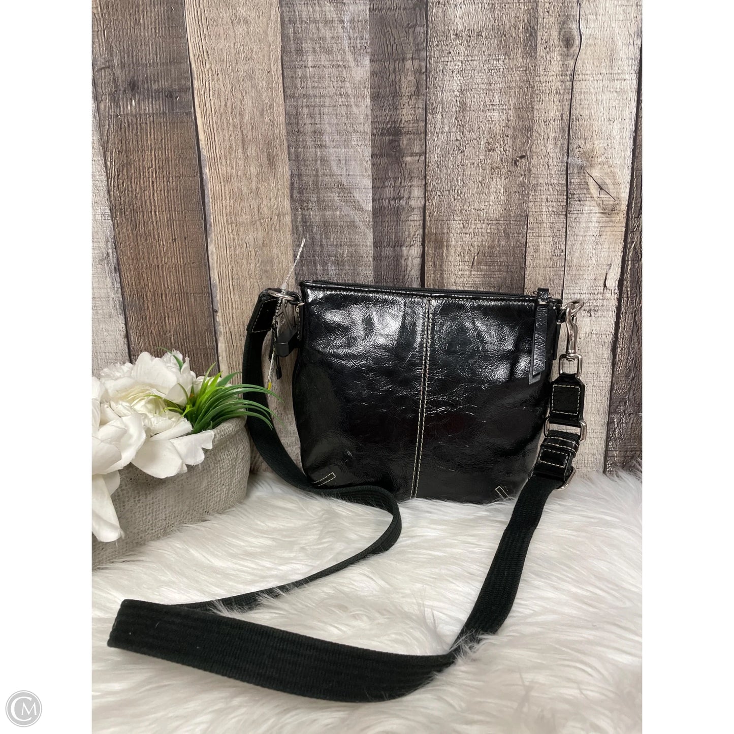 Crossbody Designer By Coach, Size: Small