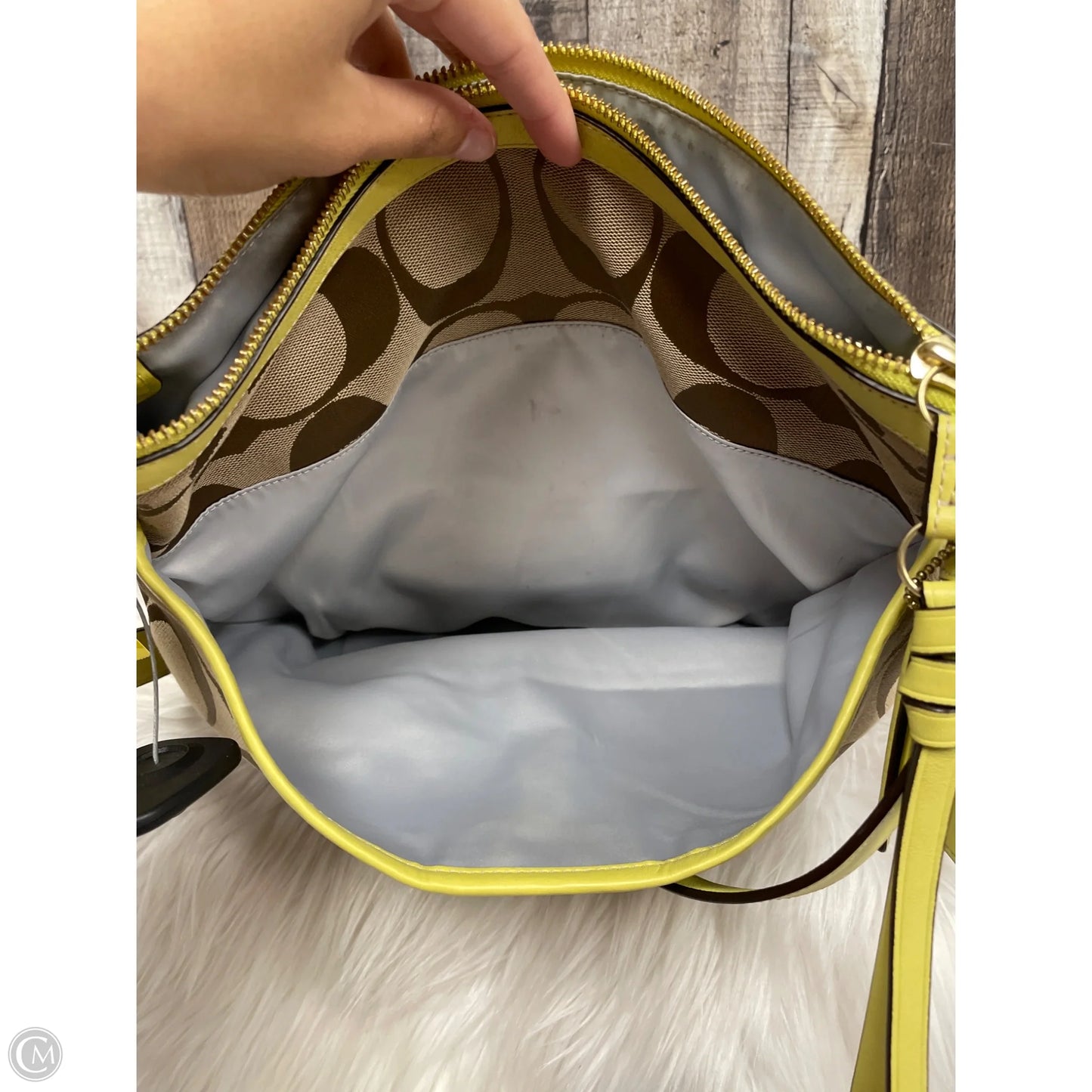 Crossbody Designer By Coach, Size: Large