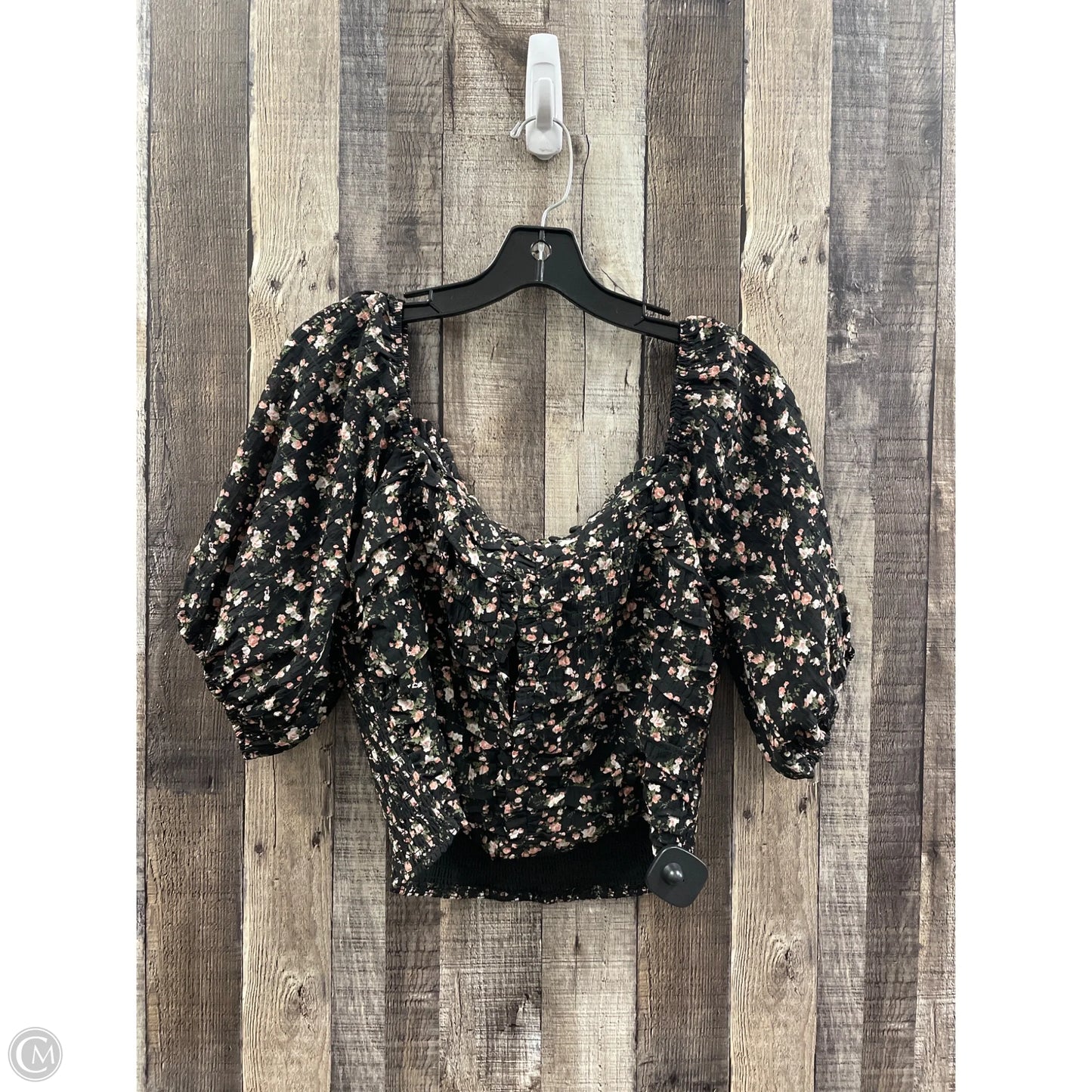 Top Short Sleeve By Altard State In Floral Print, Size: Xl