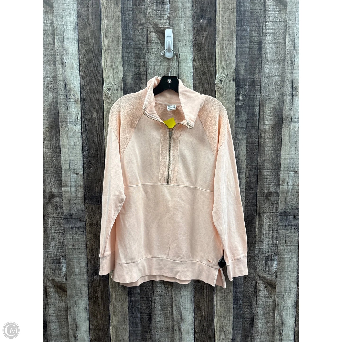 Sweatshirt Collar By Pink In Pink, Size: Xs