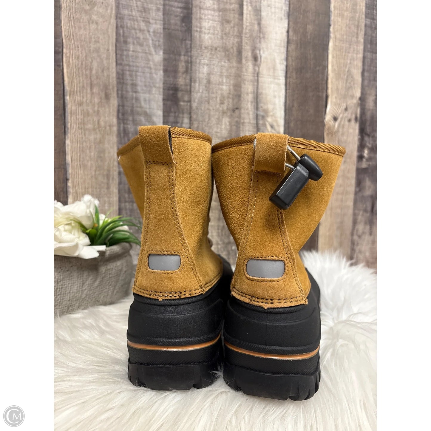 Boots Snow By Serra In Black & Brown, Size: 9