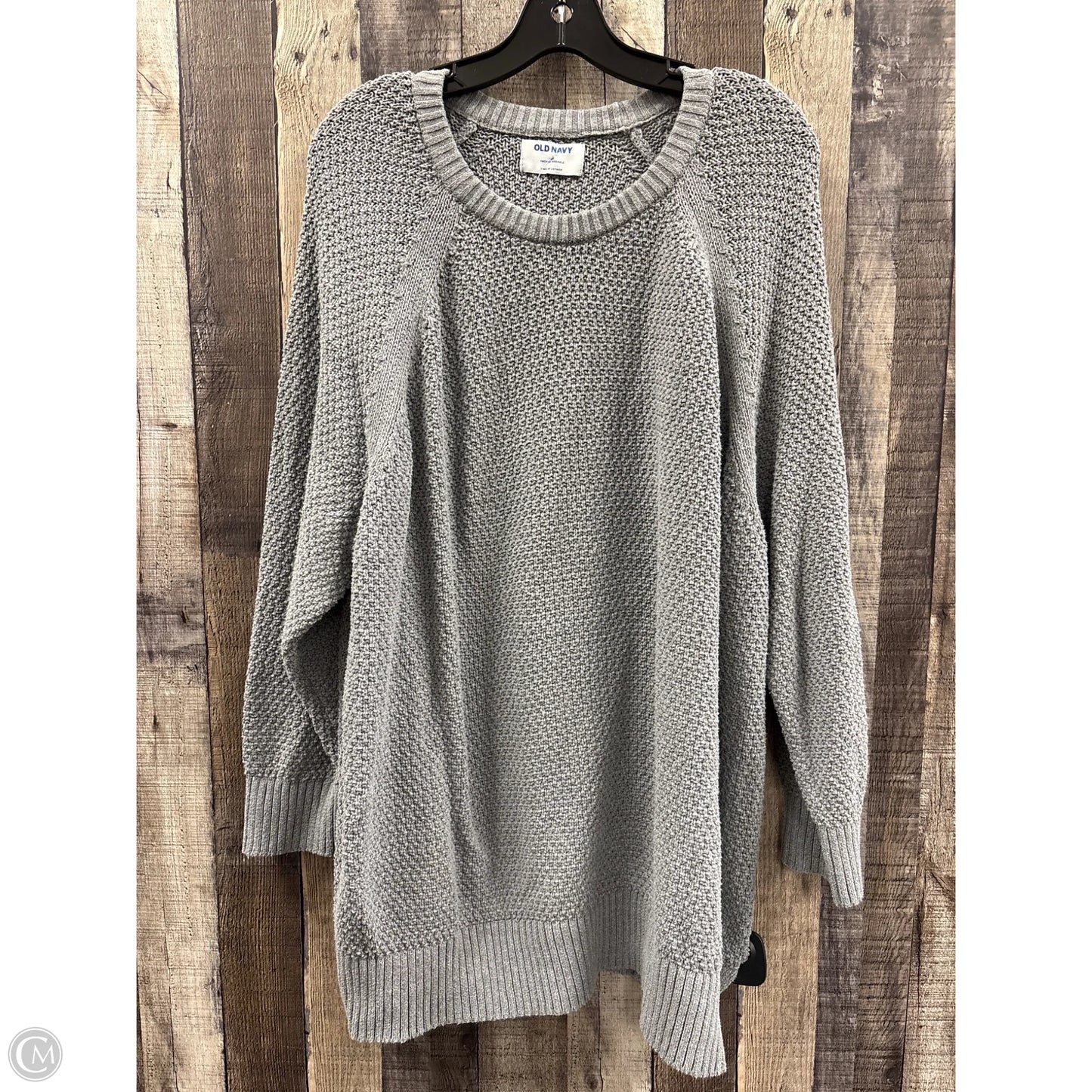 Sweater By Old Navy In Grey, Size: 2x