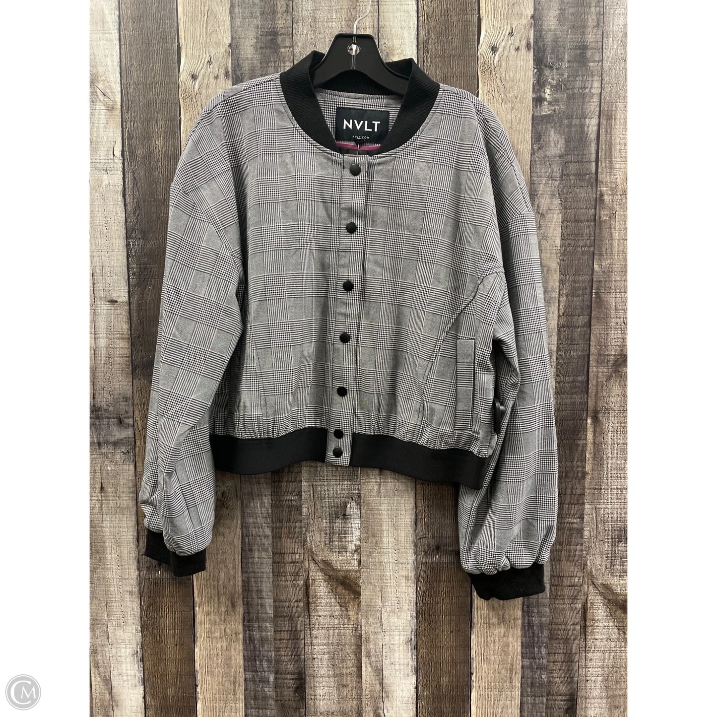 Jacket Other By Cme In Black & White, Size: L