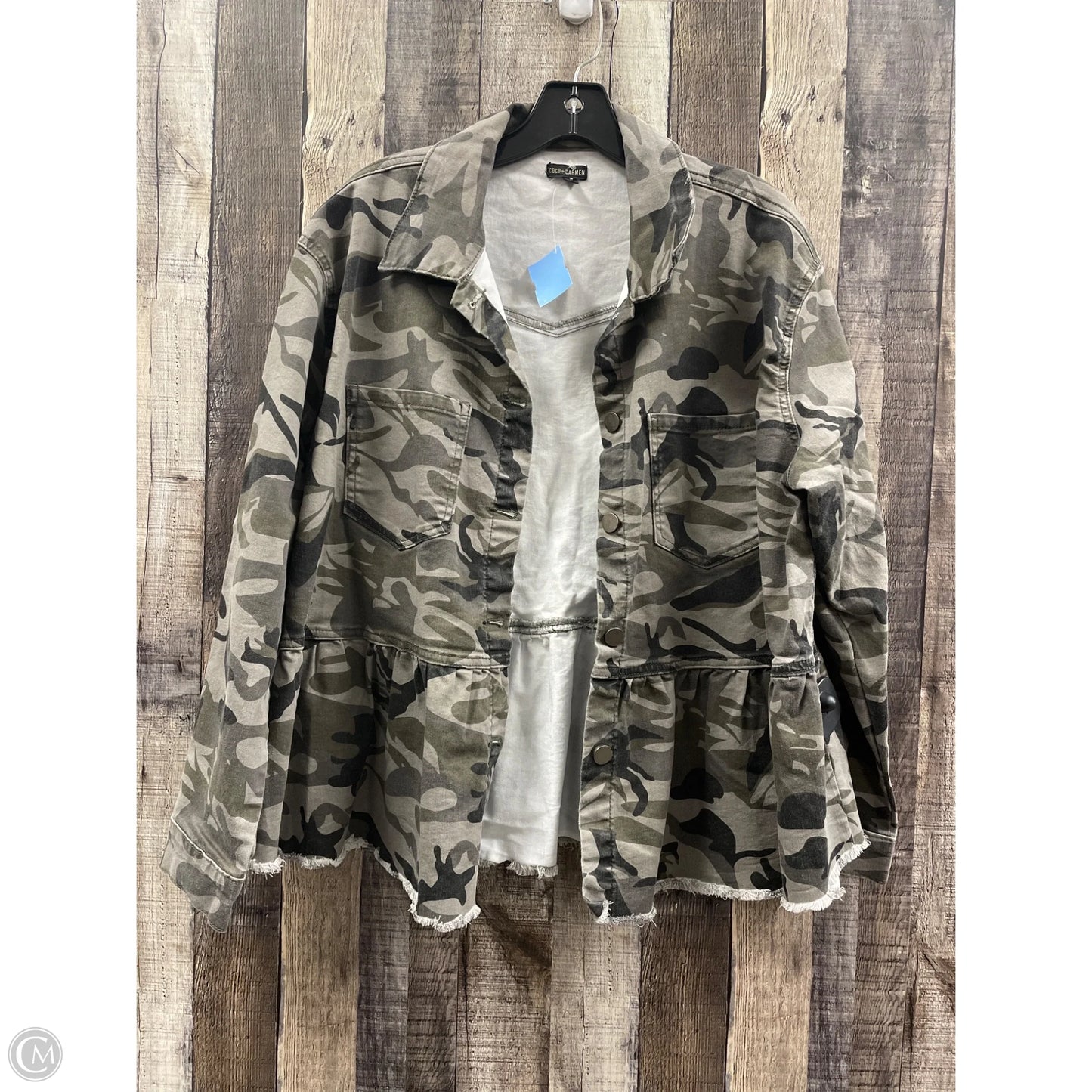 Jacket Other By Coco + Jaimeson In Camouflage Print, Size: Xl