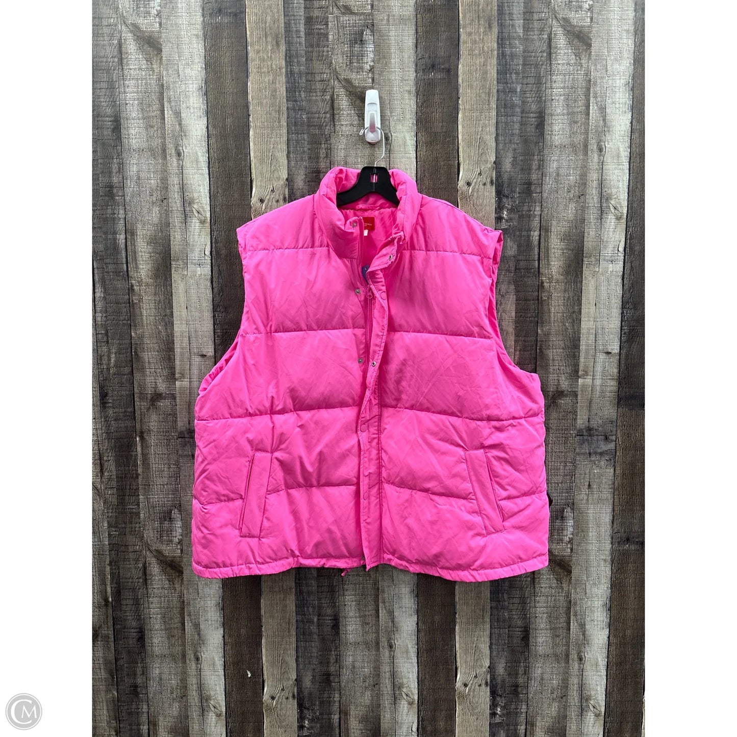 Vest Puffer & Quilted By Target In Pink, Size: 3x