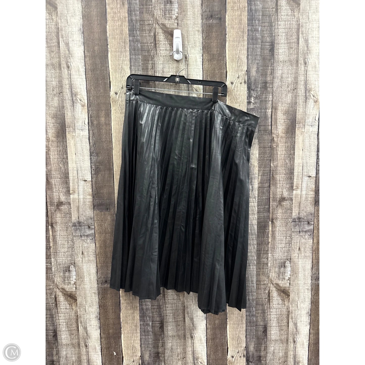 Skirt Midi By Shein In Black, Size: 3x