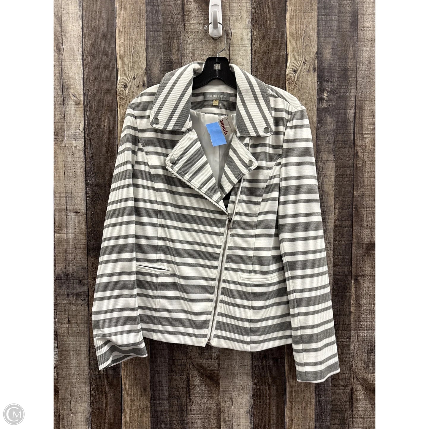 Jacket Other By Bagatelle In Grey & White, Size: Xl