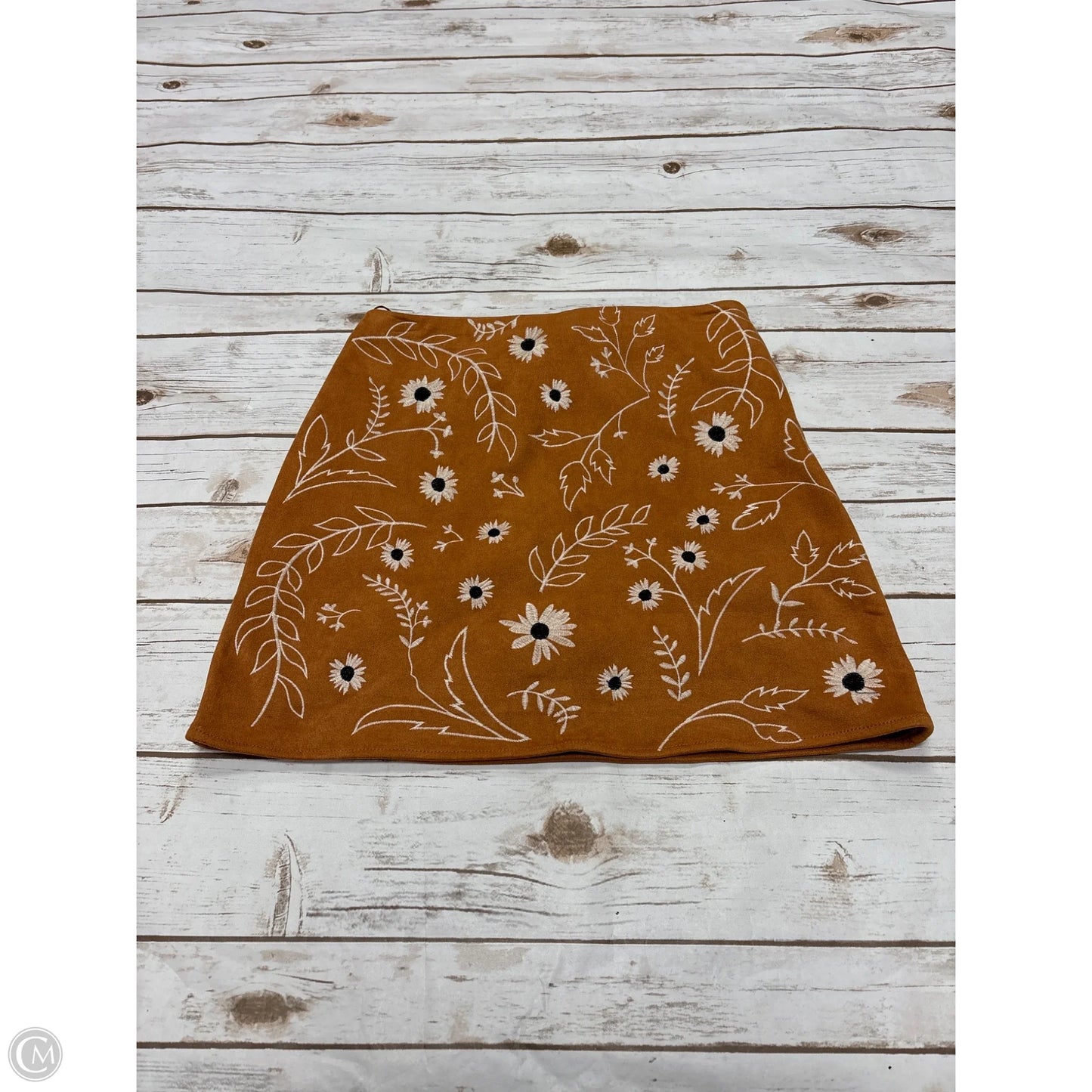 Skirt Mini & Short By Blue Rain In Copper, Size: S