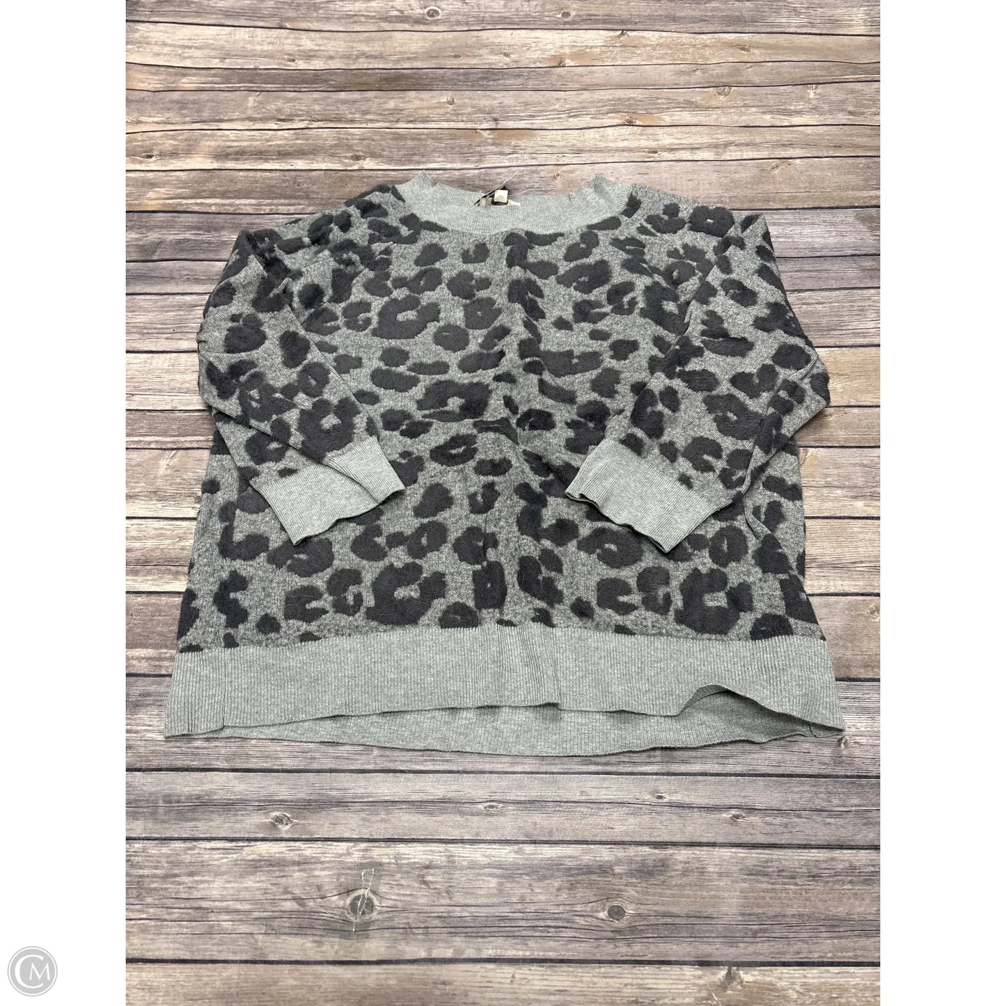 Sweater By Loft In Grey, Size: Xxl