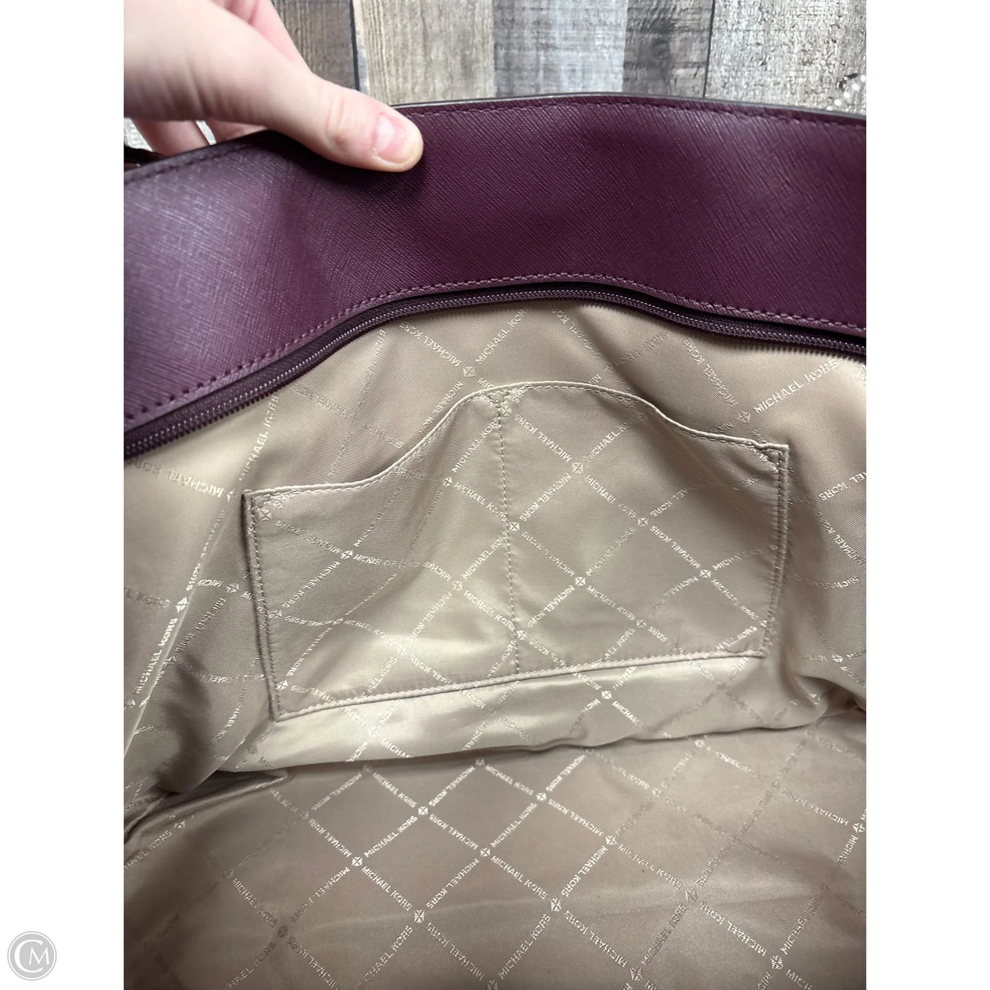 Tote Designer By Michael Kors, Size: Large