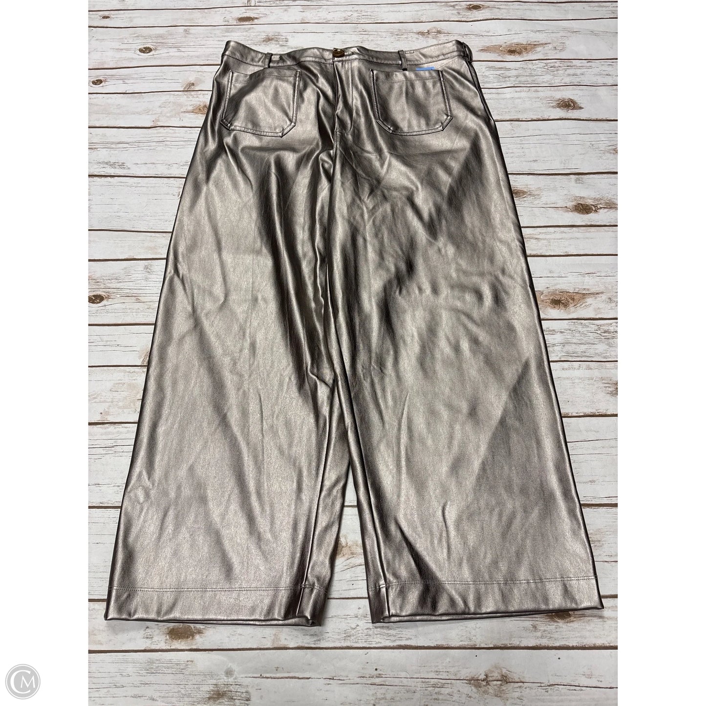 Pants Wide Leg By Cece In Tan, Size: Xl