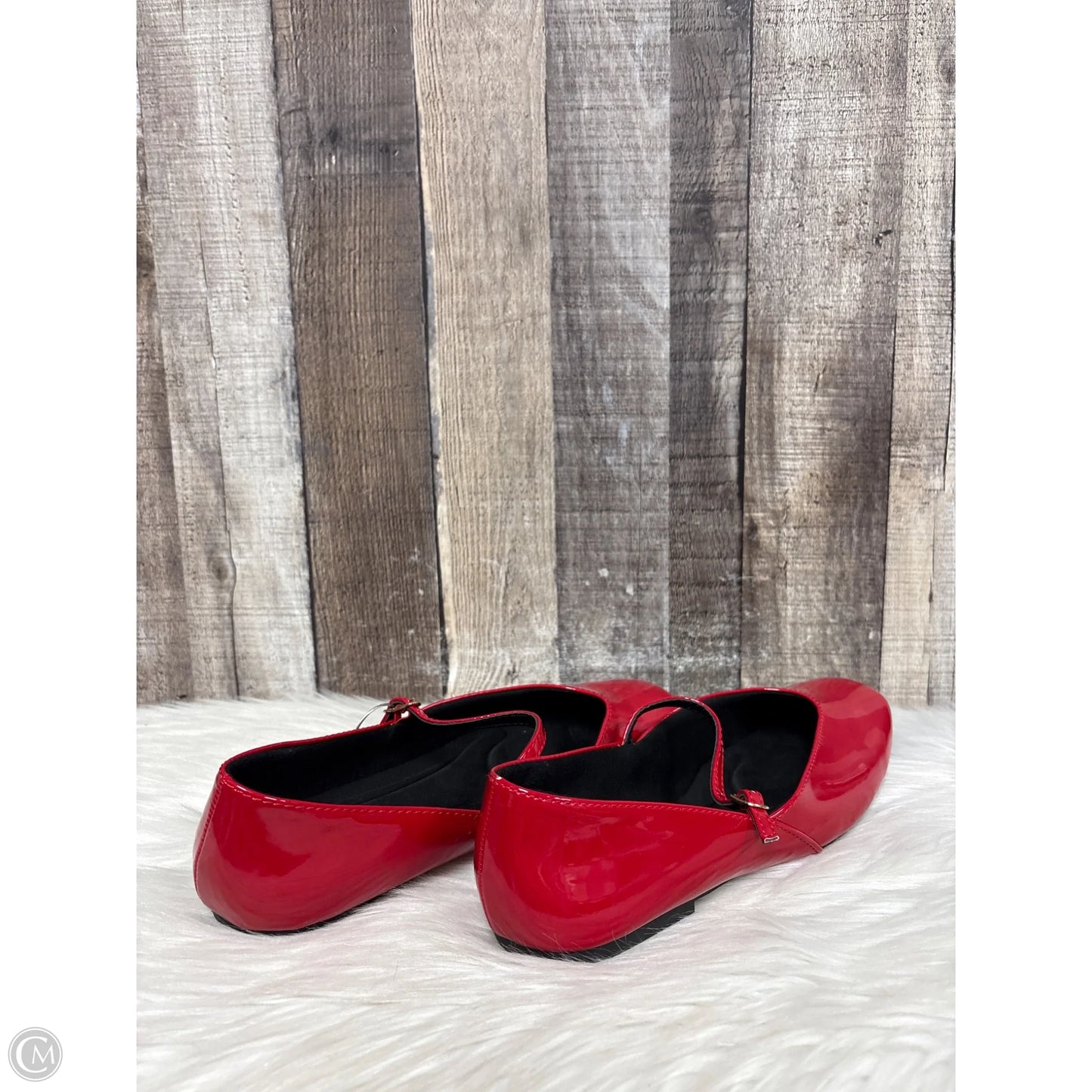 Shoes Flats By Cme In Red, Size: 7.5