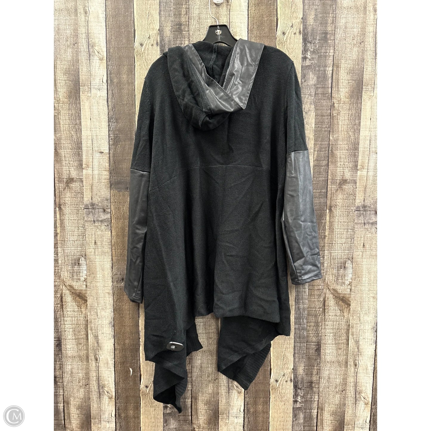 Sweater Cardigan By Diane Gilman In Black, Size: 1x