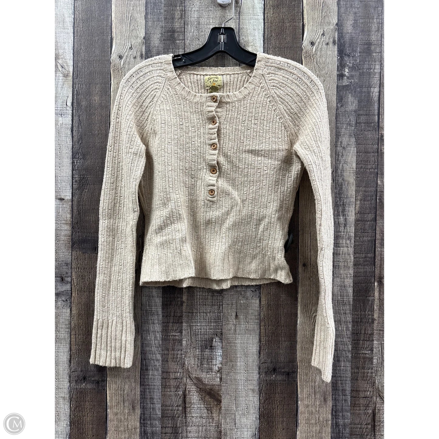 Sweater By Abercrombie And Fitch In Beige, Size: L