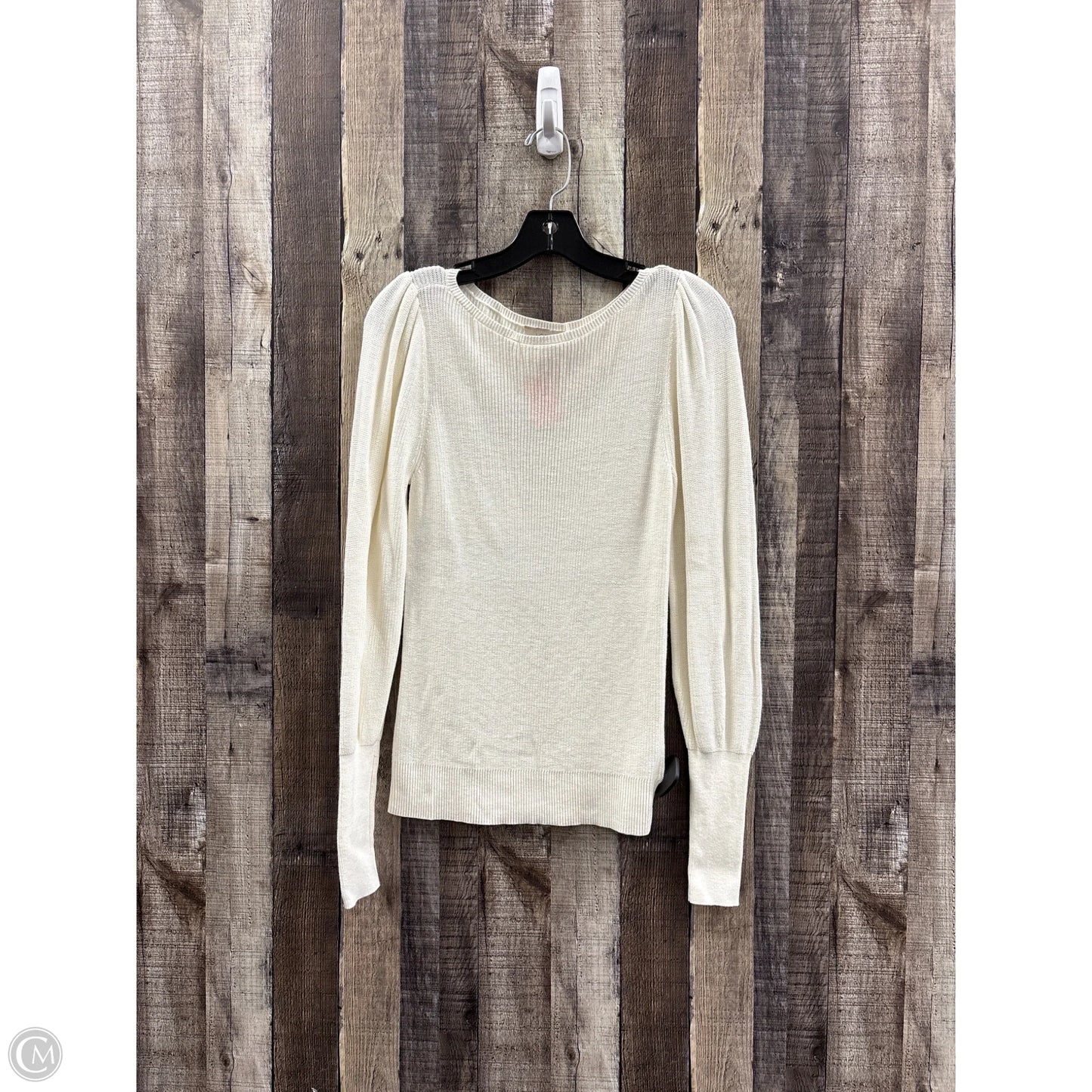 Sweater By Loft In Ivory, Size: Xs