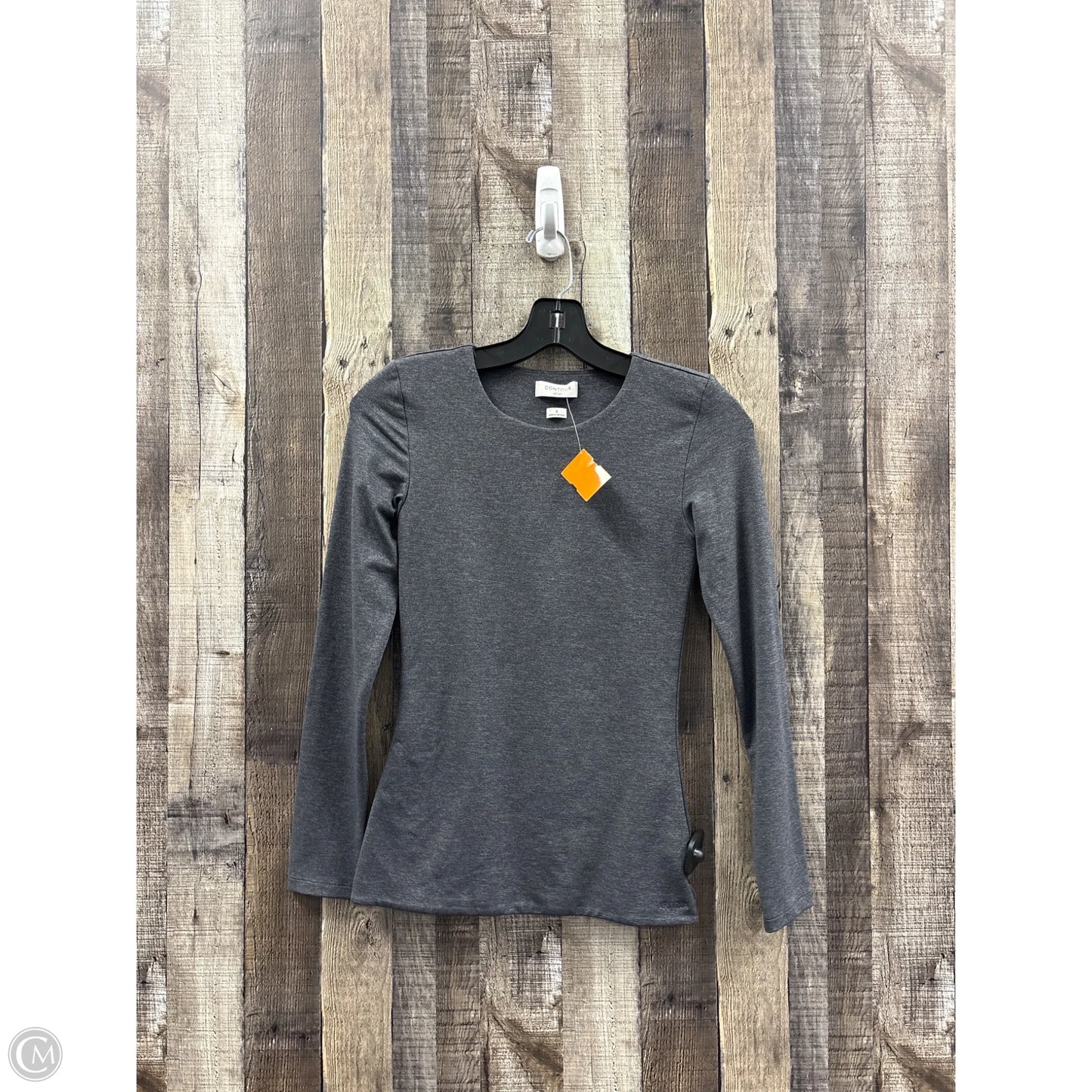 Top Long Sleeve By Aritzia In Grey, Size: S