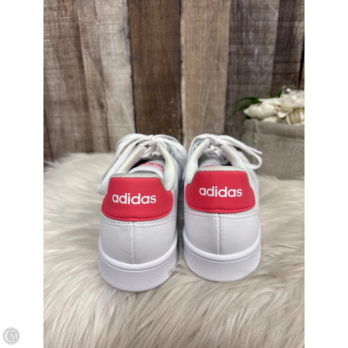 Shoes Athletic By Adidas In White, Size: 5.5
