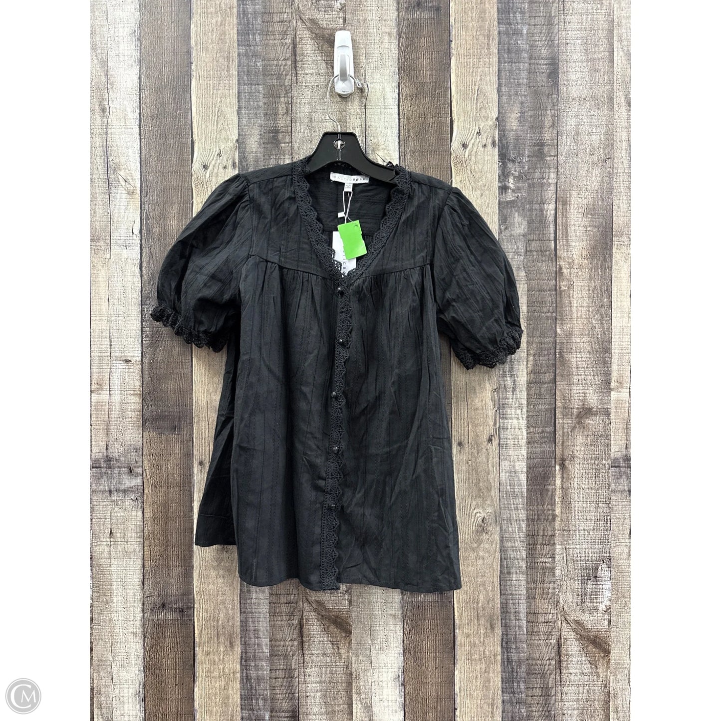 Top Short Sleeve By Baltic Born In Black, Size: S