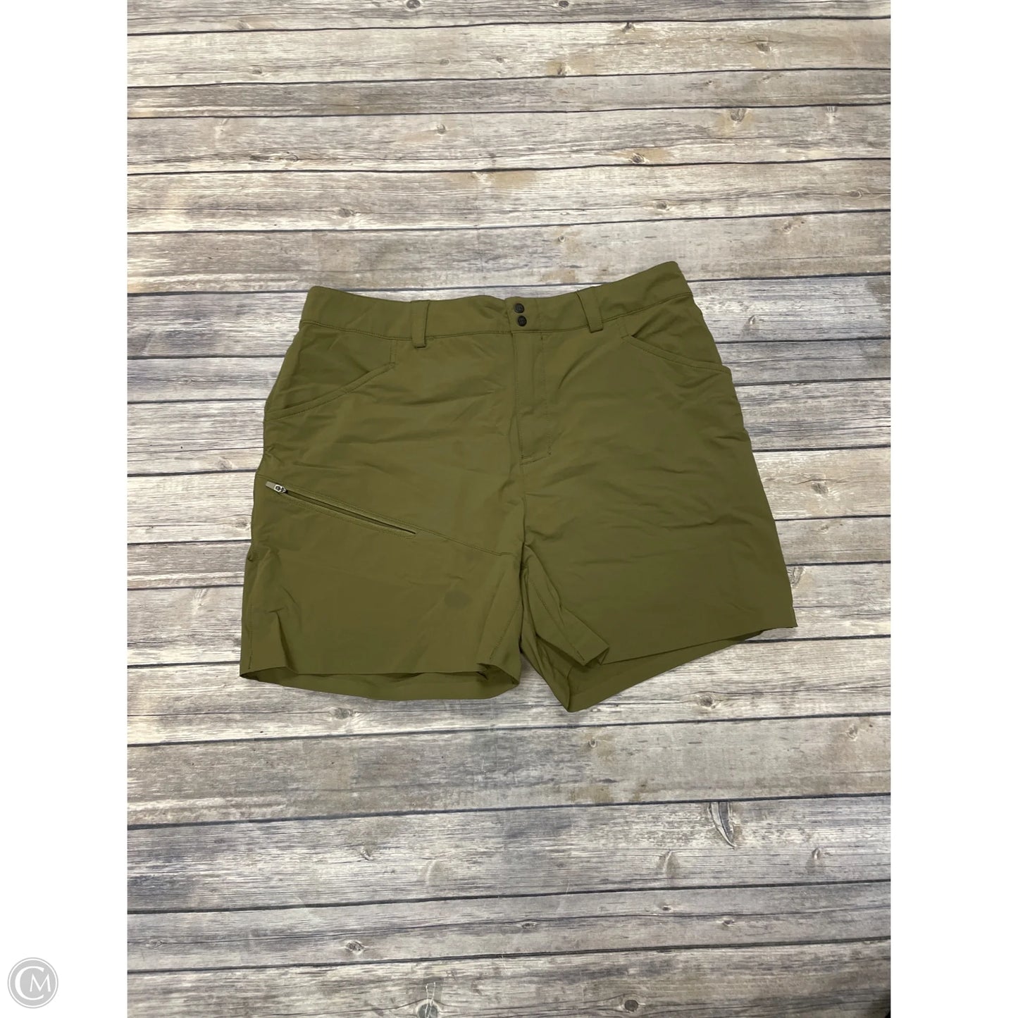 Athletic Shorts By Cmc In Green, Size: L