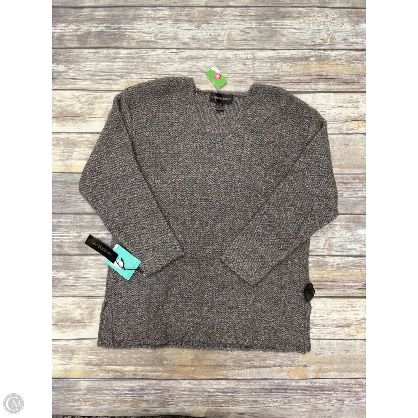 Sweater By Classiques Entier In Tan, Size: S