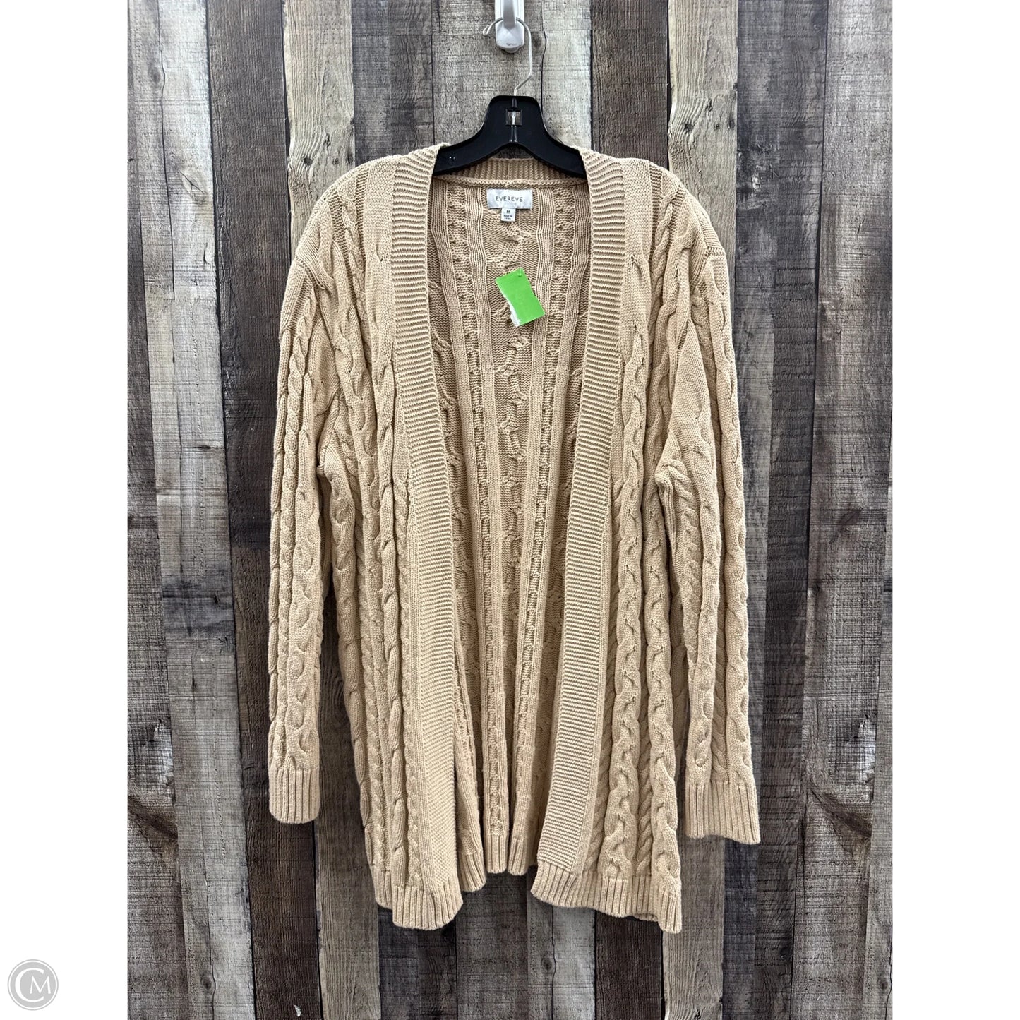 Sweater Cardigan By Evereve In Tan, Size: M