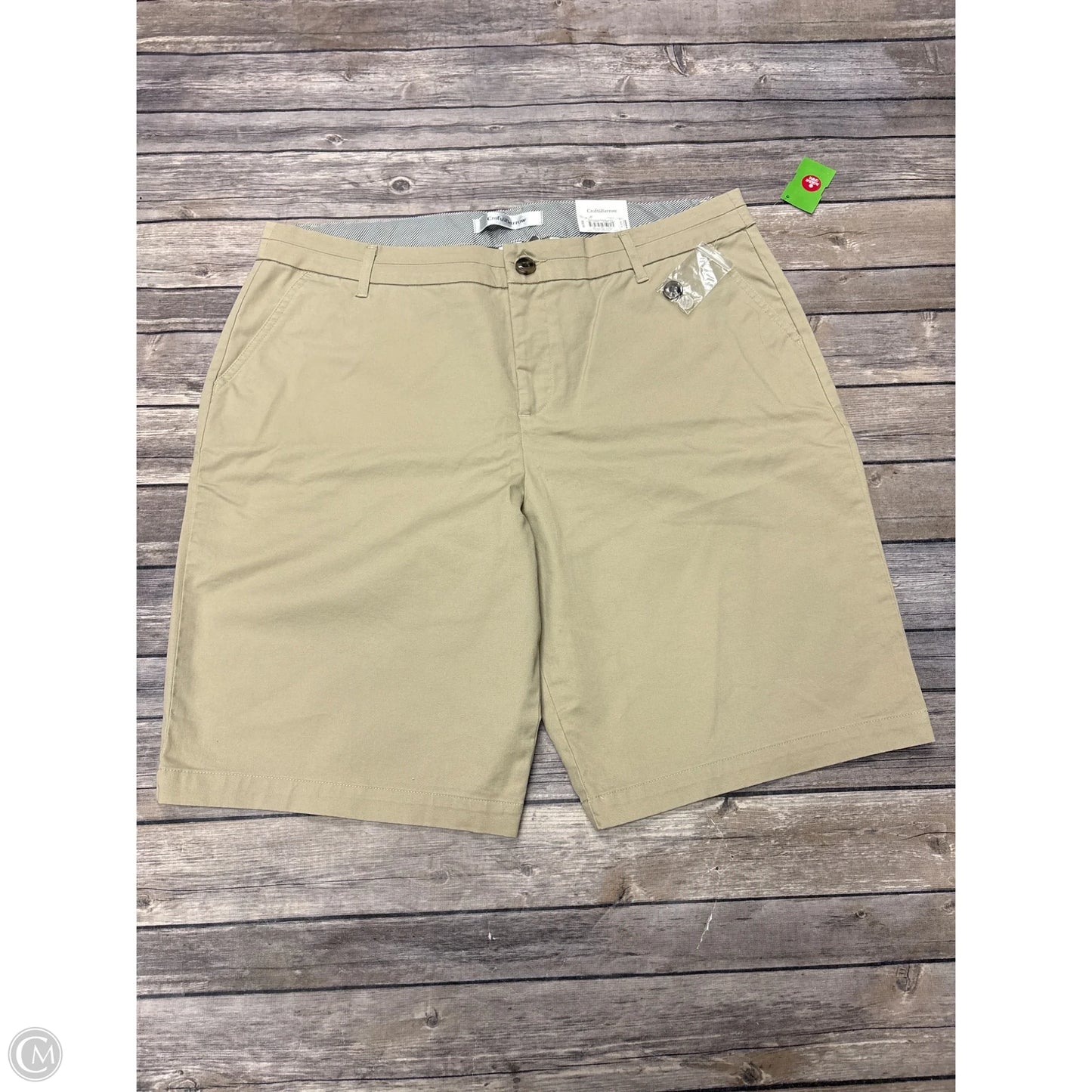 Shorts By Croft And Barrow In Tan, Size: 16