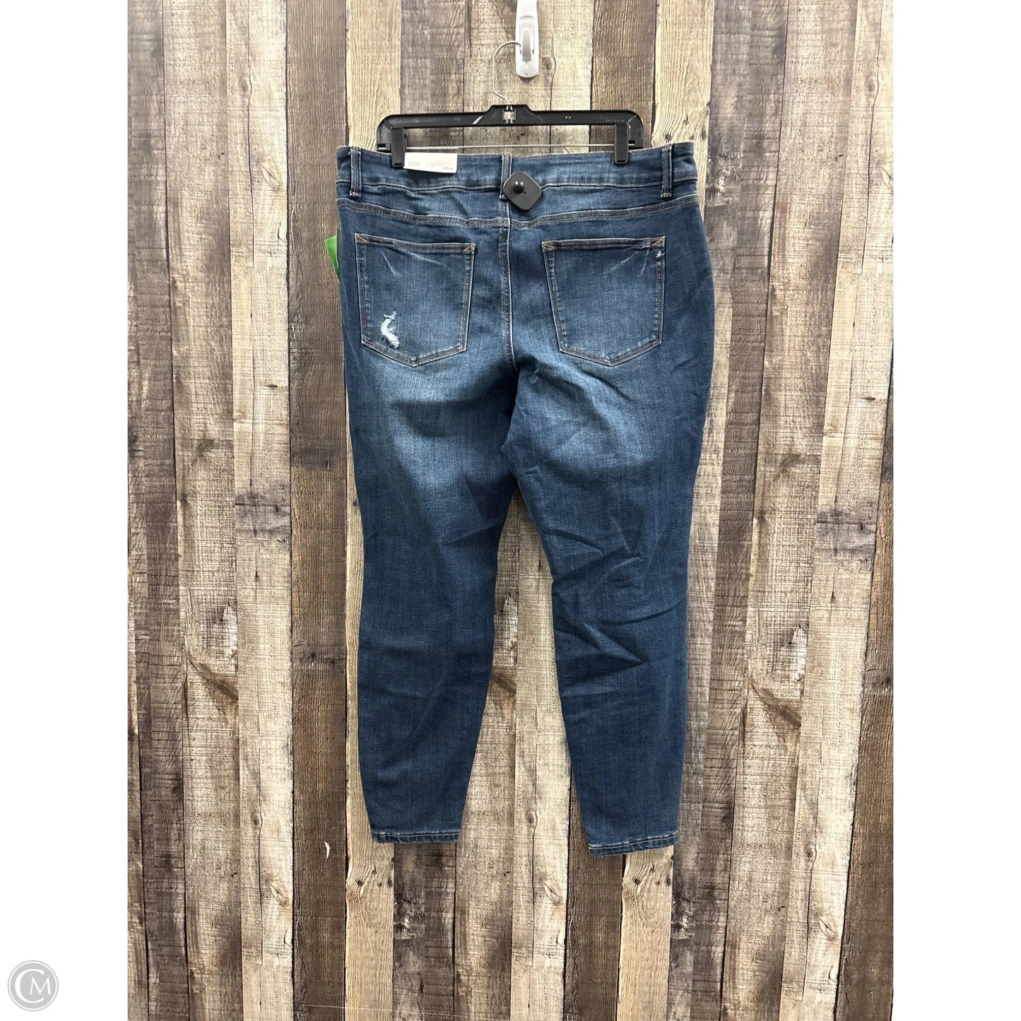 Jeans Straight By Maurices In Blue Denim, Size: 18