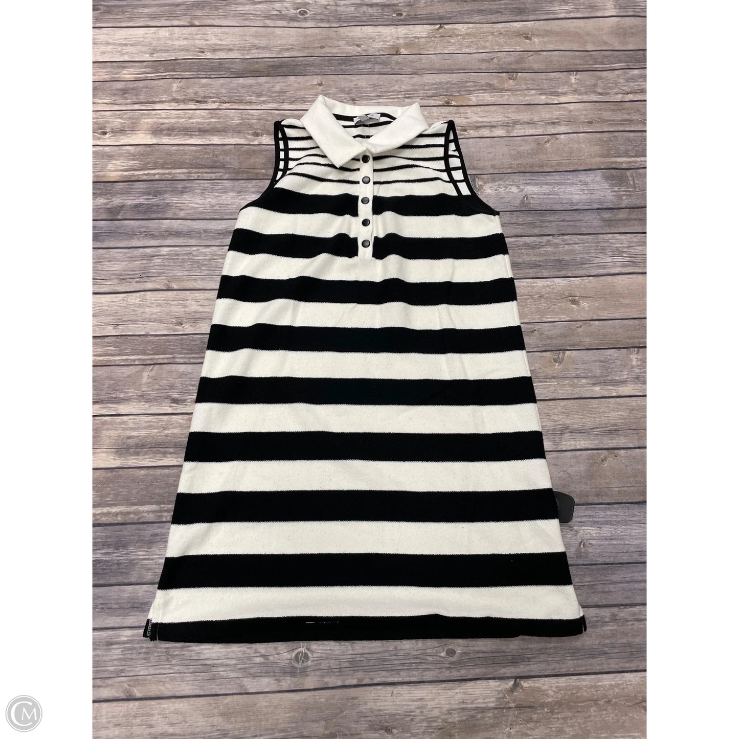 Dress Casual Short By Evereve In Black & White, Size: S