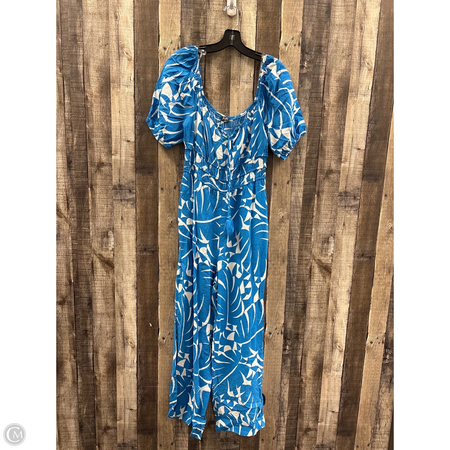 Jumpsuit By Lily Rose In Blue & White, Size: L