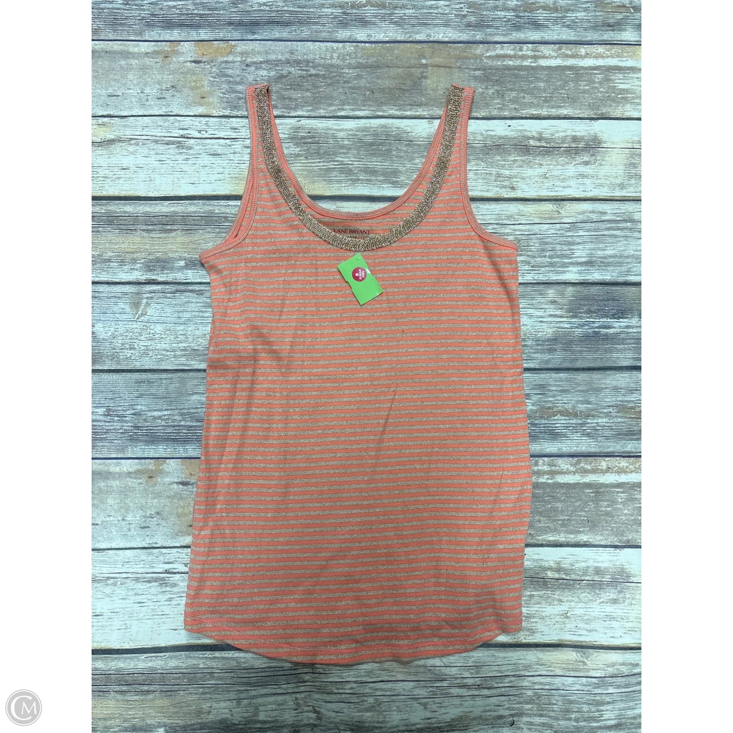 Top Sleeveless Basic By Lane Bryant In Orange, Size: Xl