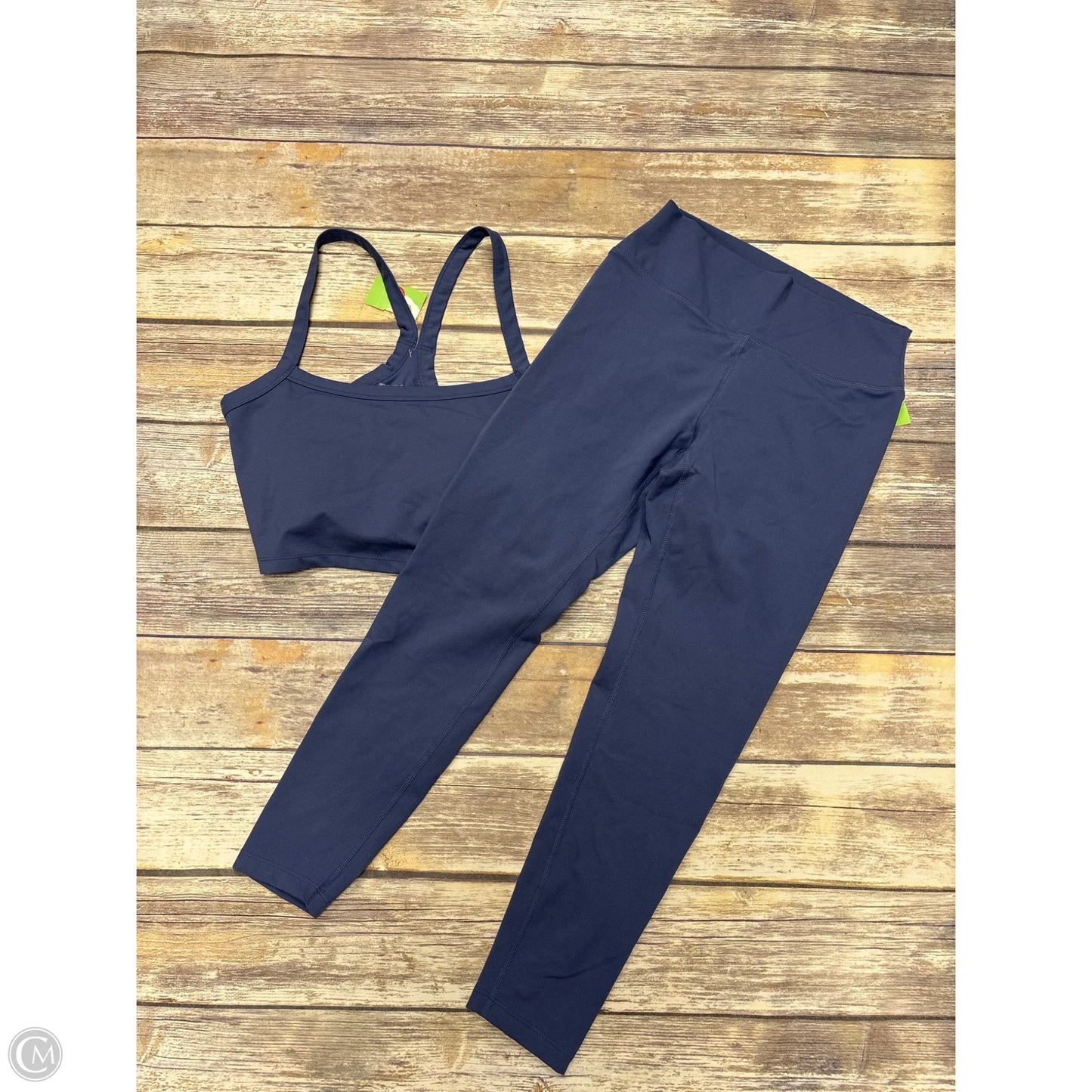 Athletic Pants 2pc By Cme In Blue Red & White, Size: M