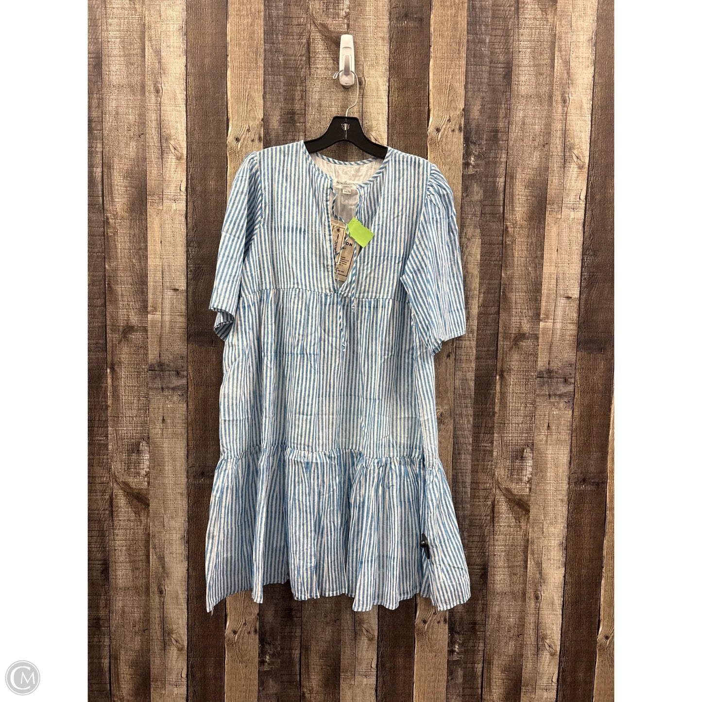 Dress Casual Midi By Cme In Blue, Size: M