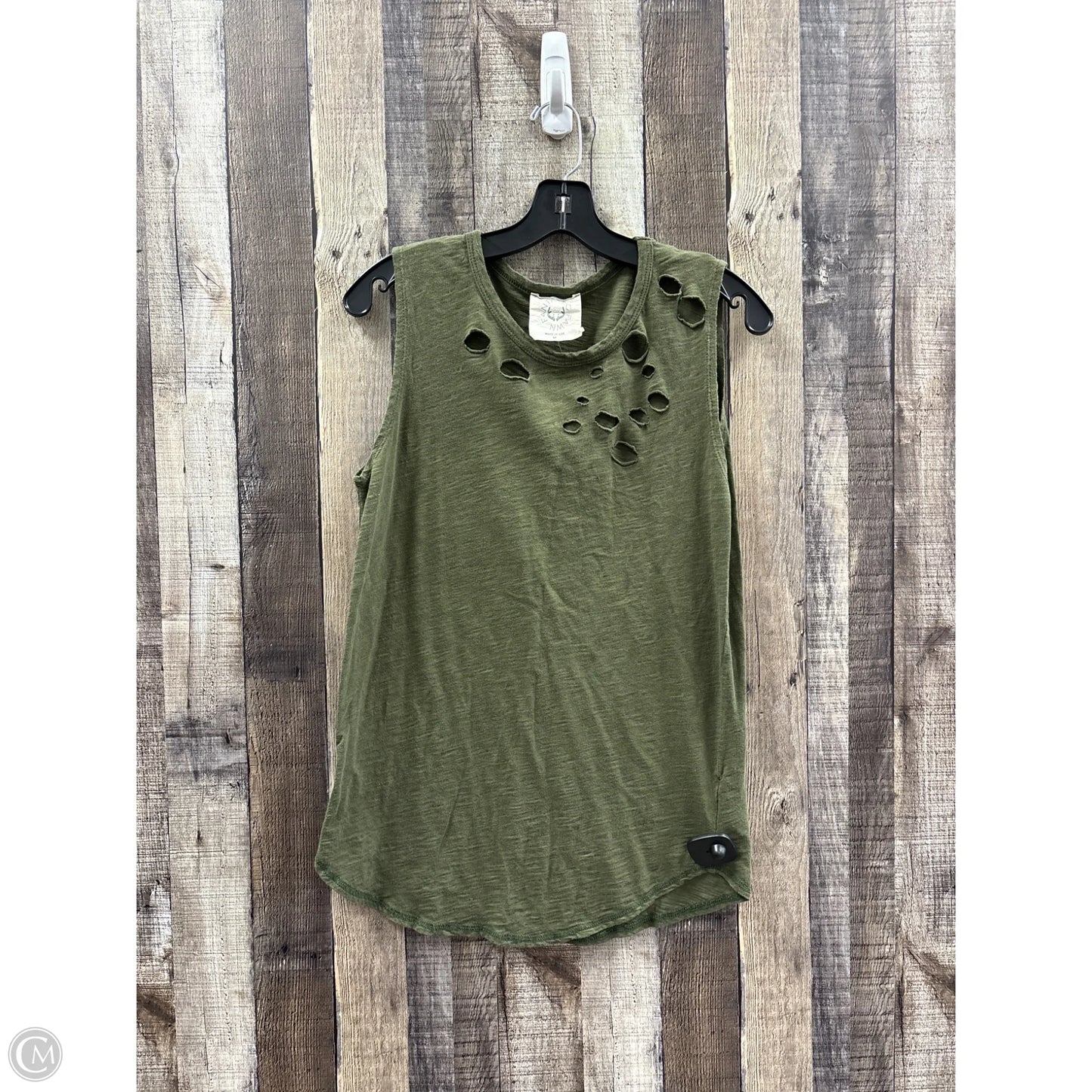 Top Sleeveless By Fantastic Fawn In Green, Size: M