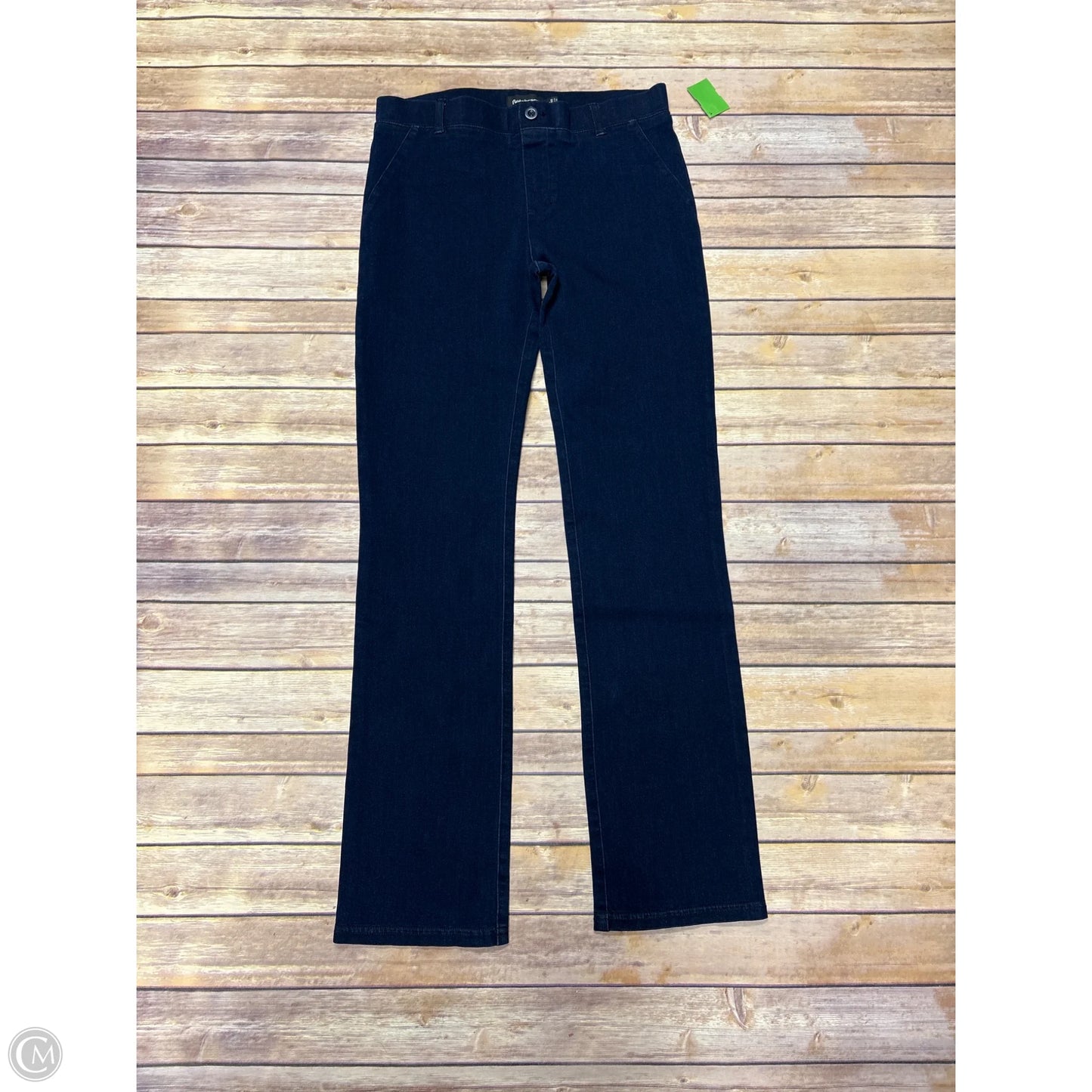 Jeans Straight By Betabrand In Blue Denim, Size: L