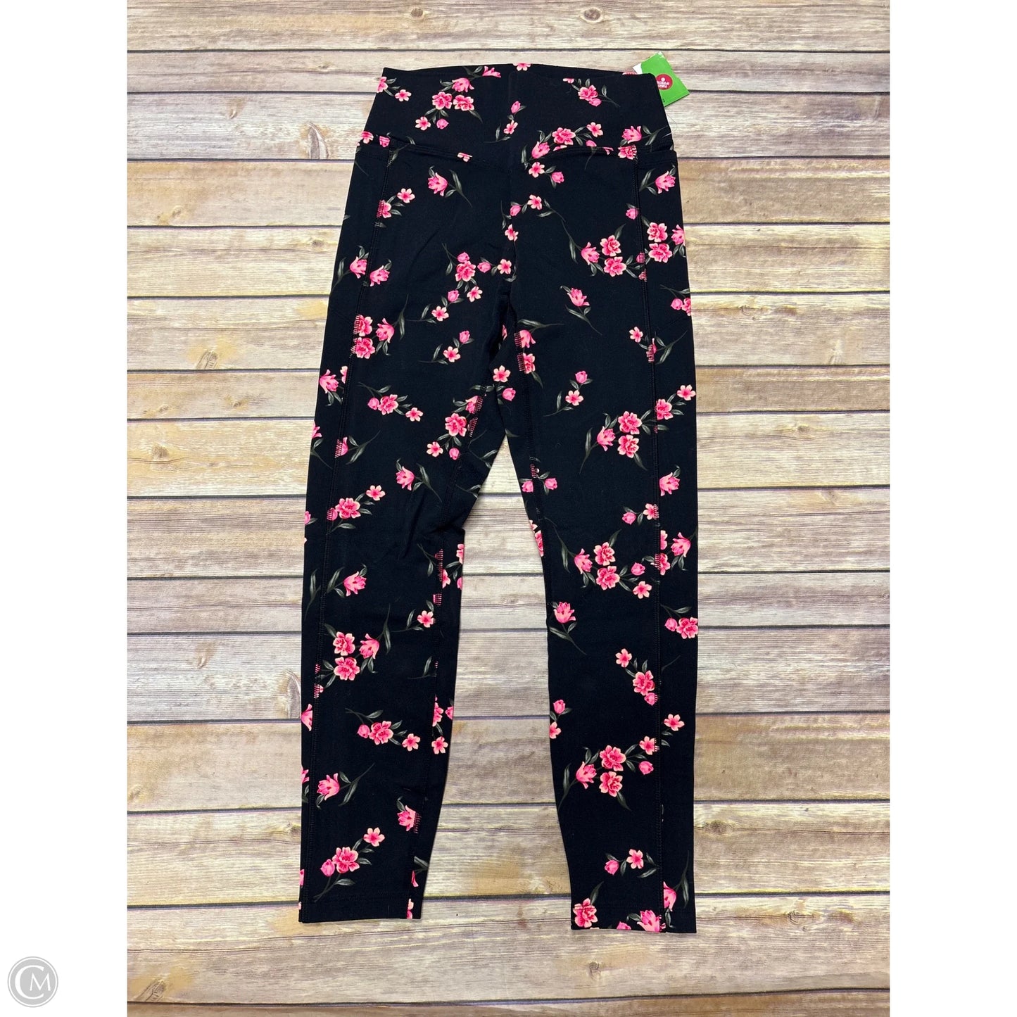 Athletic Pants By Pink In Floral Print, Size: S
