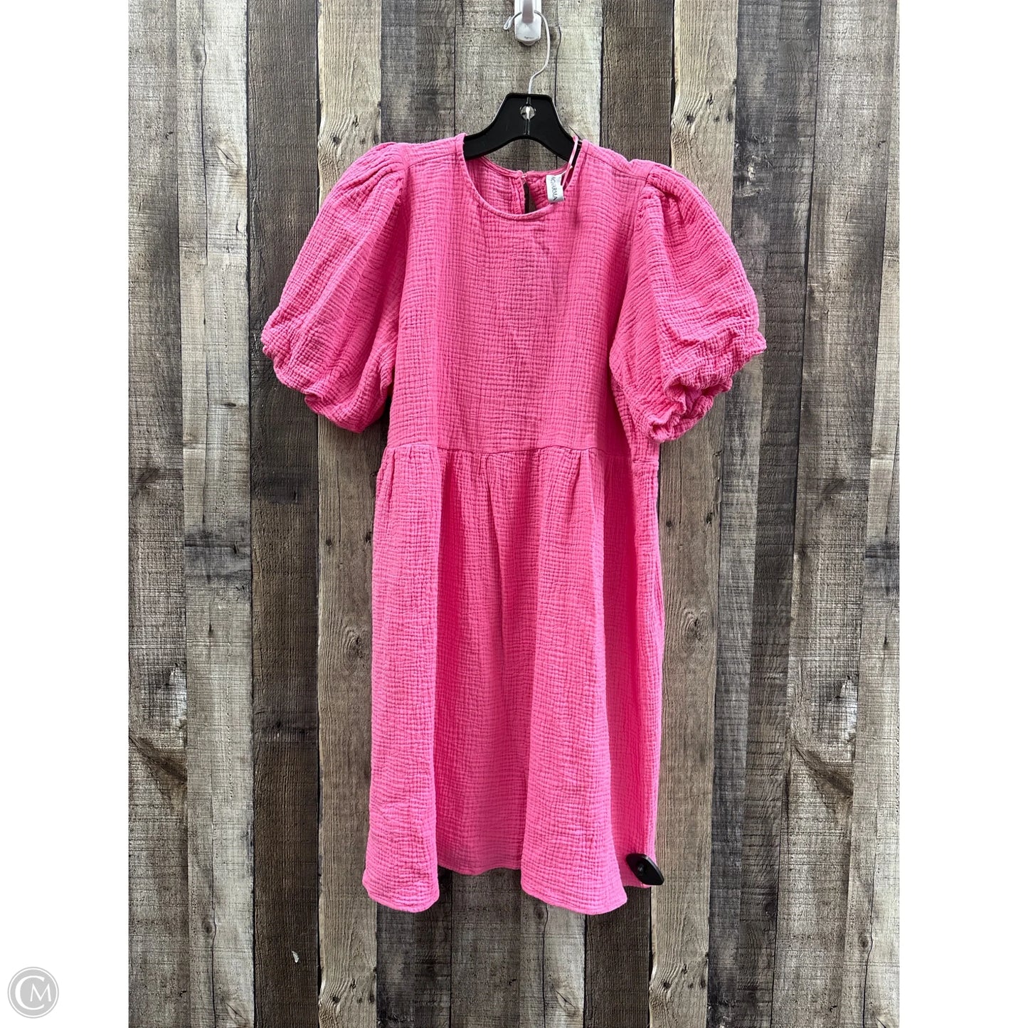 Dress Casual Short By Grace + Karma In Pink, Size: L