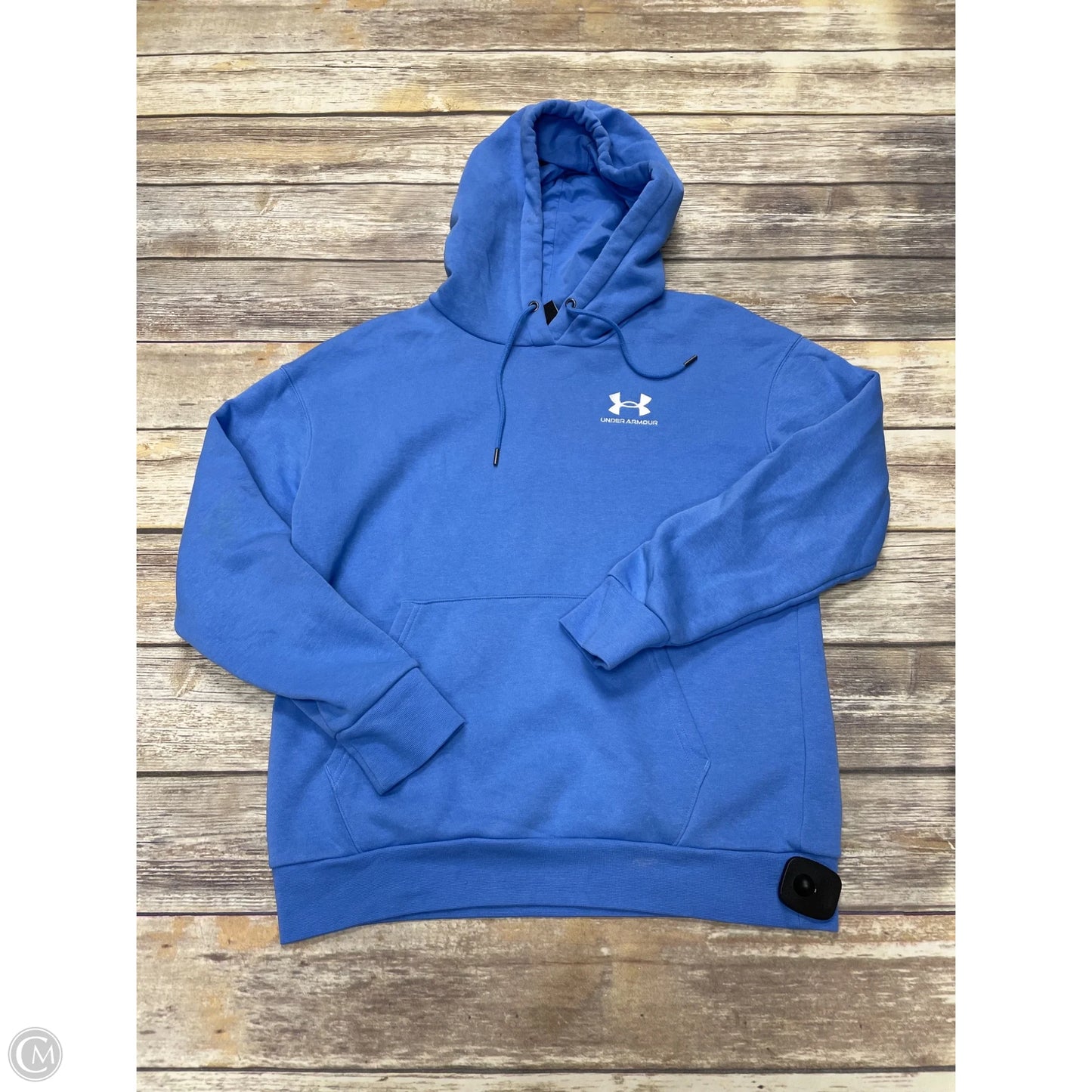 Sweatshirt Hoodie By Under Armour In Blue, Size: Xs