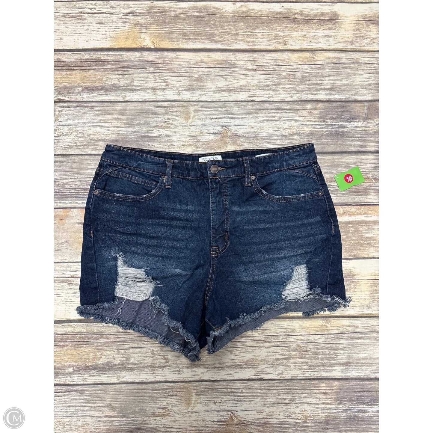 Shorts By Sofia By Sofia Vergara In Blue Denim, Size: 12