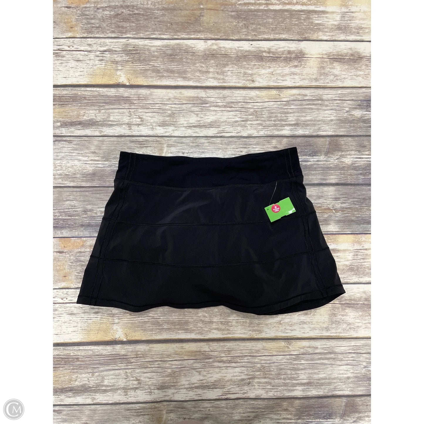 Athletic Skort By Lululemon In Black, Size: 8