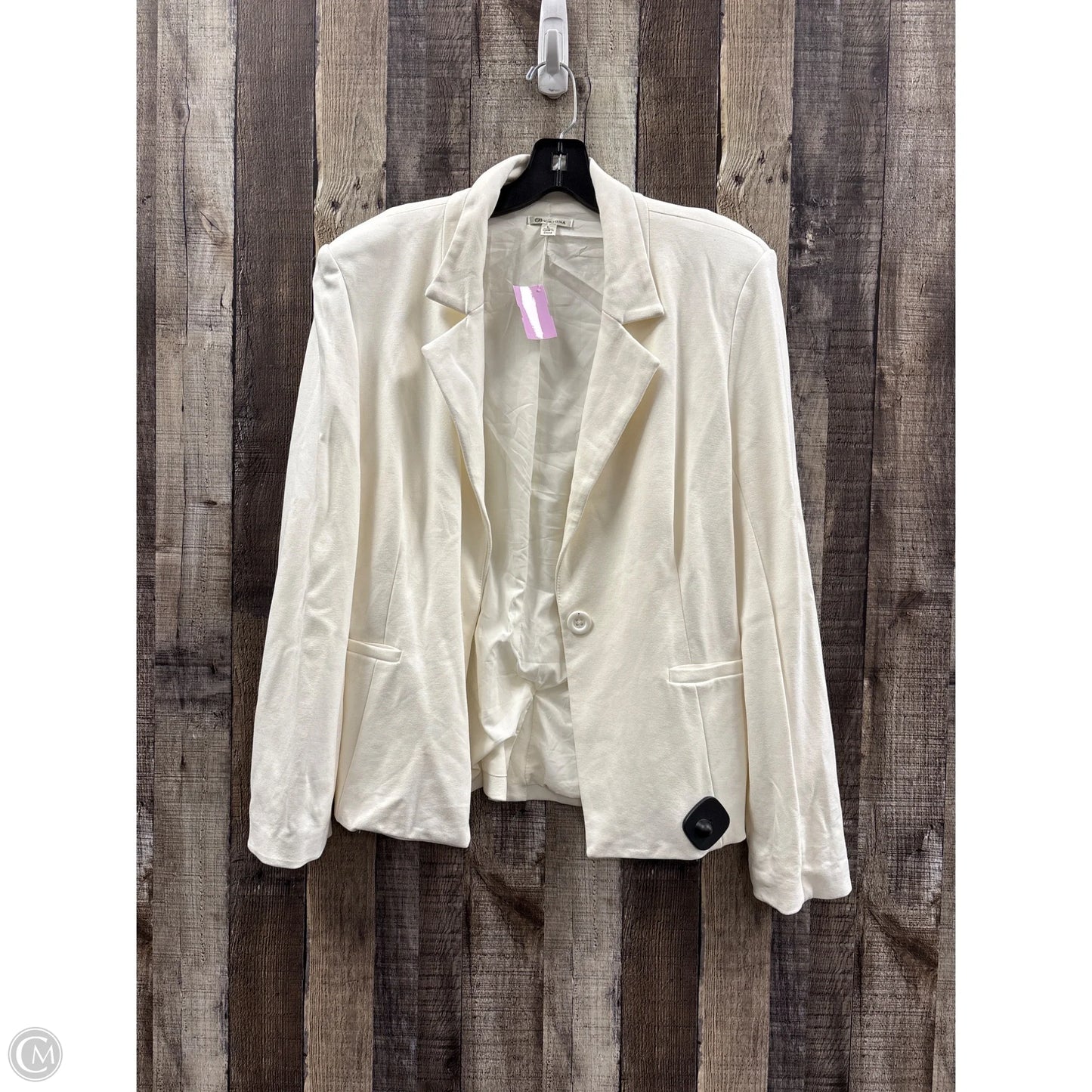 Blazer By Versona In Ivory, Size: L