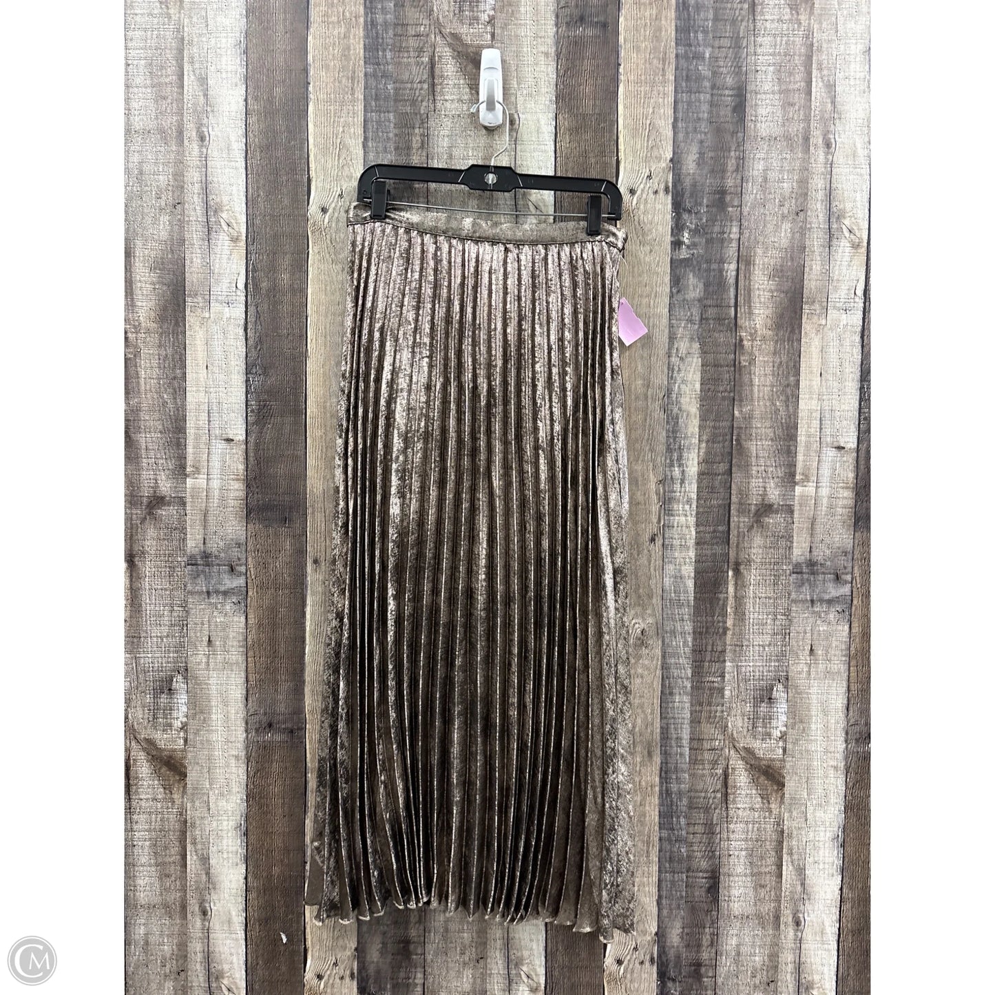 Skirt Maxi By Marled In Gold, Size: M